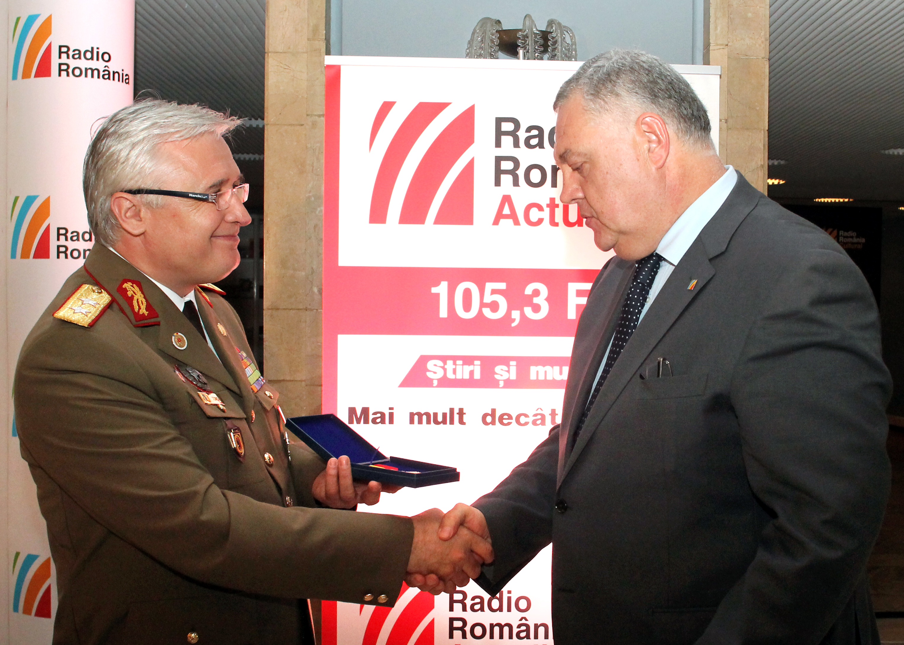 Sărbătorirea a 75 de ani de radiofonie militară, eveniment organizat la Sala Radio a Societății Române de Radiodifuziune - 16 iunie 2015 