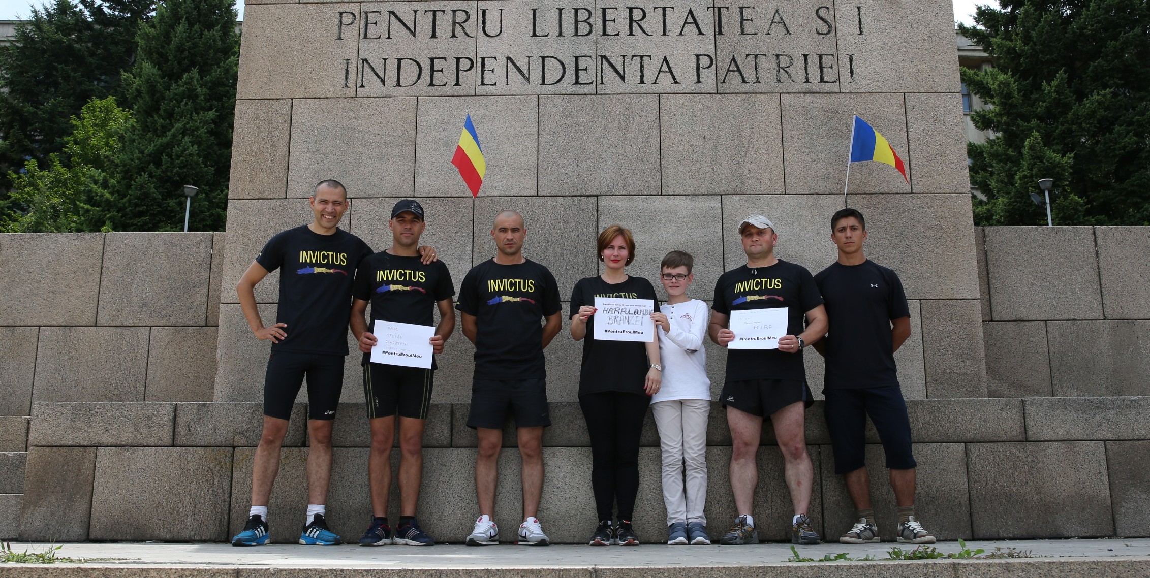 Participarea doamnei secretar de stat Otilia Sava împreună cu membrii voluntari INVICTUS la campania 'Pentru Eroul Meu' - 30 iunie 2015