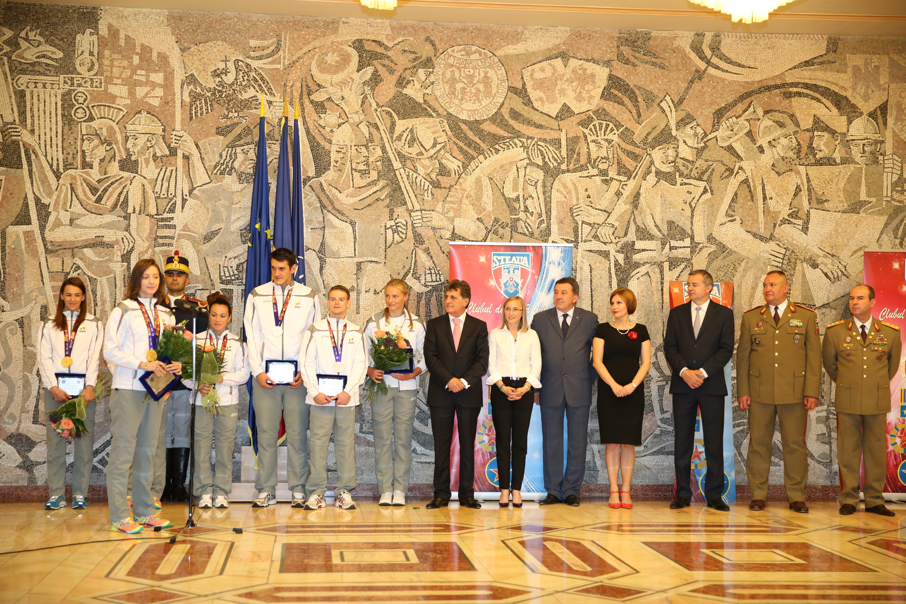 Festivitatea de premiere a sportivilor Clubului Armatei Steaua Bucureşti, medaliați la Jocurile Europene de la Baku- 01 iulie 2015 '