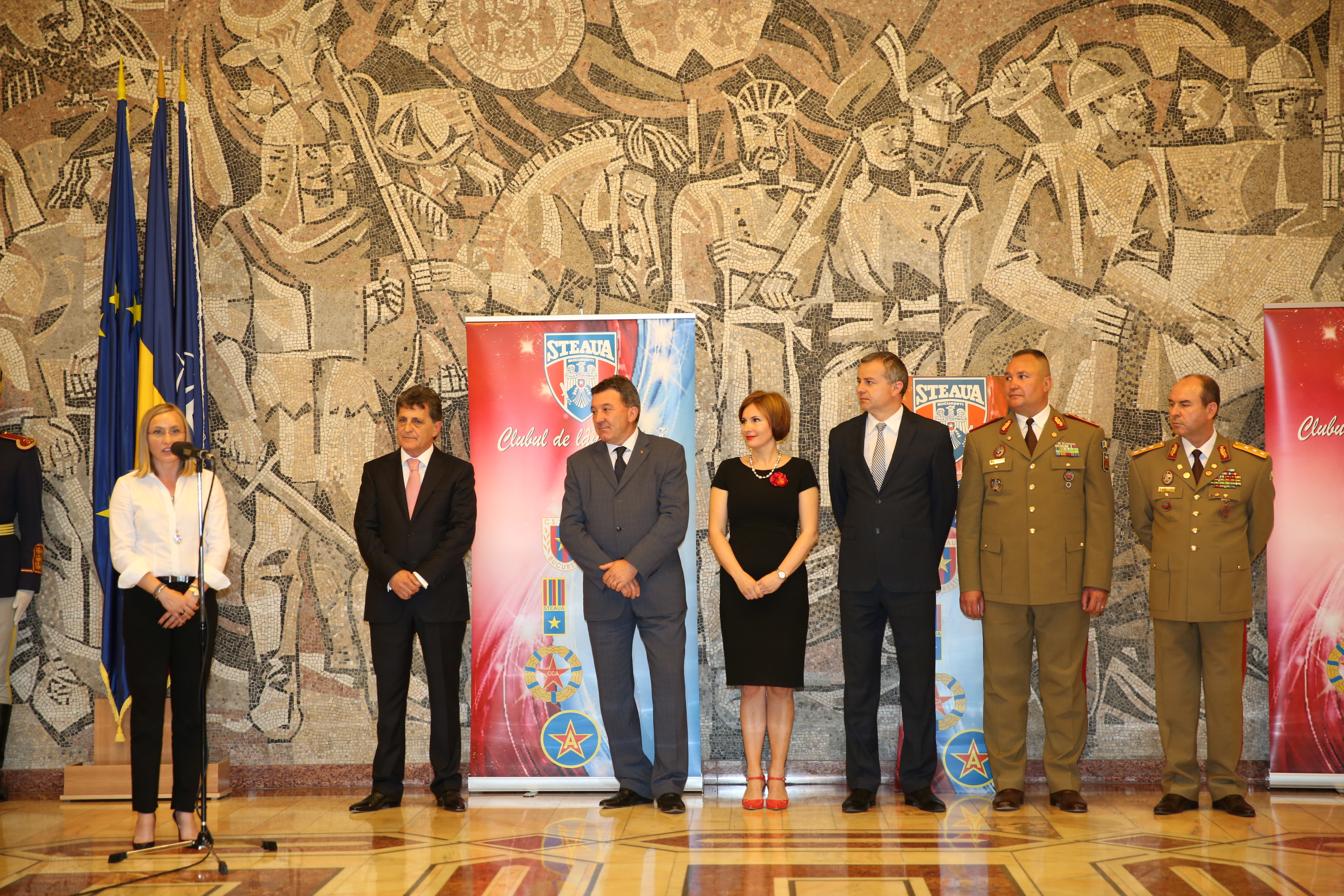 Festivitatea de premiere a sportivilor Clubului Armatei Steaua Bucureşti, medaliați la Jocurile Europene de la Baku- 01 iulie 2015 '