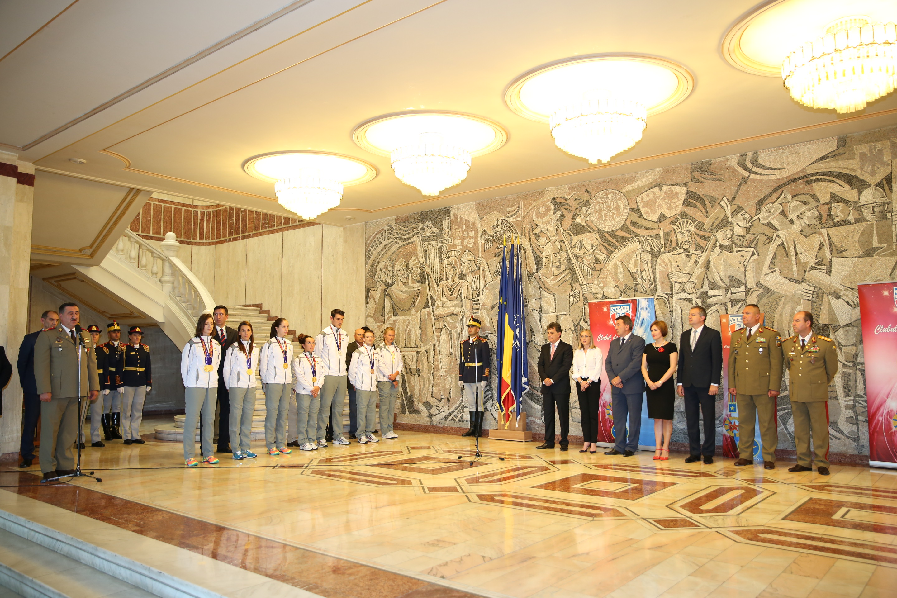 Festivitatea de premiere a sportivilor Clubului Armatei Steaua Bucureşti, medaliați la Jocurile Europene de la Baku- 01 iulie 2015 '