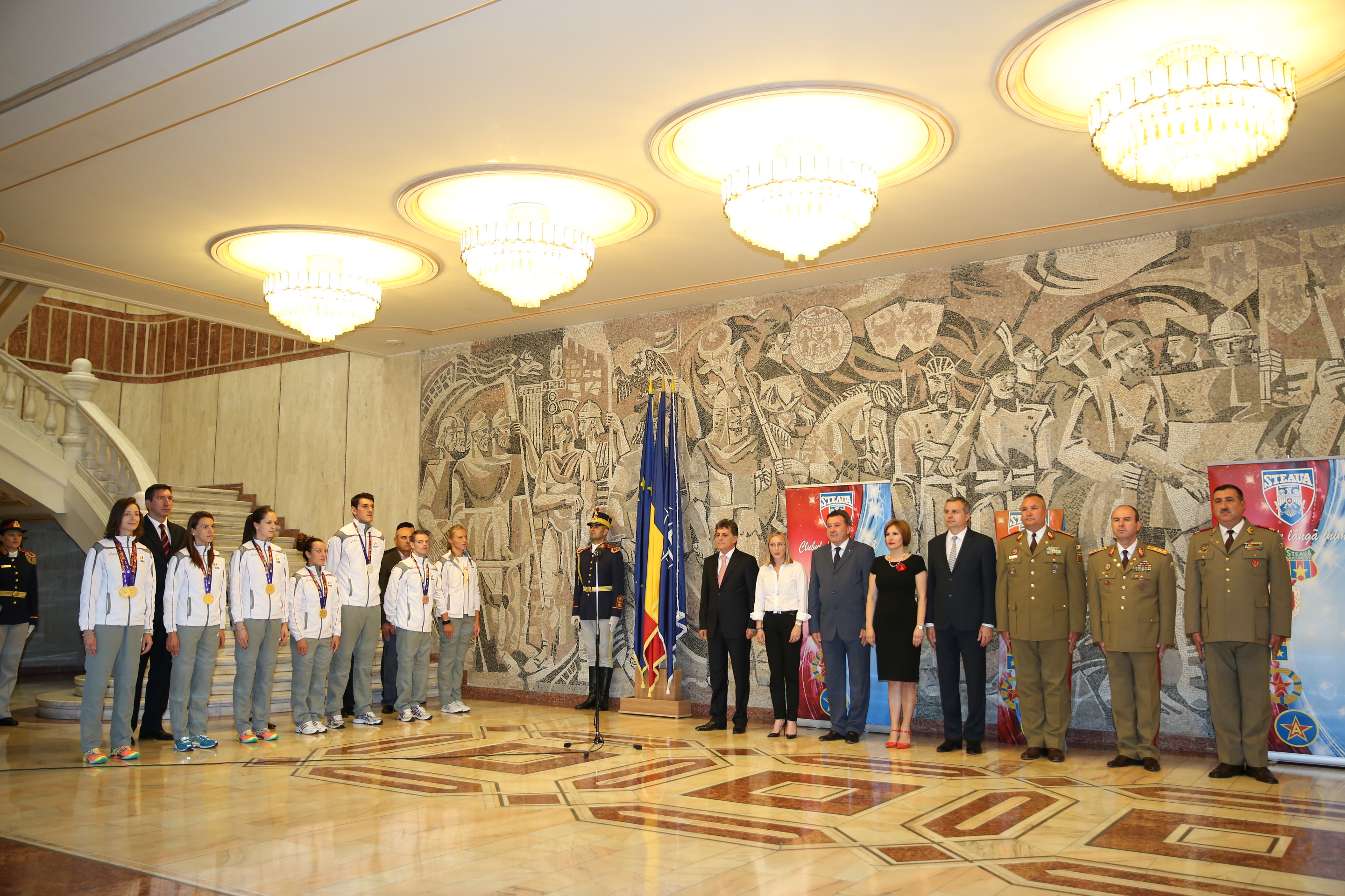 Festivitatea de premiere a sportivilor Clubului Armatei Steaua Bucureşti, medaliați la Jocurile Europene de la Baku- 01 iulie 2015 '