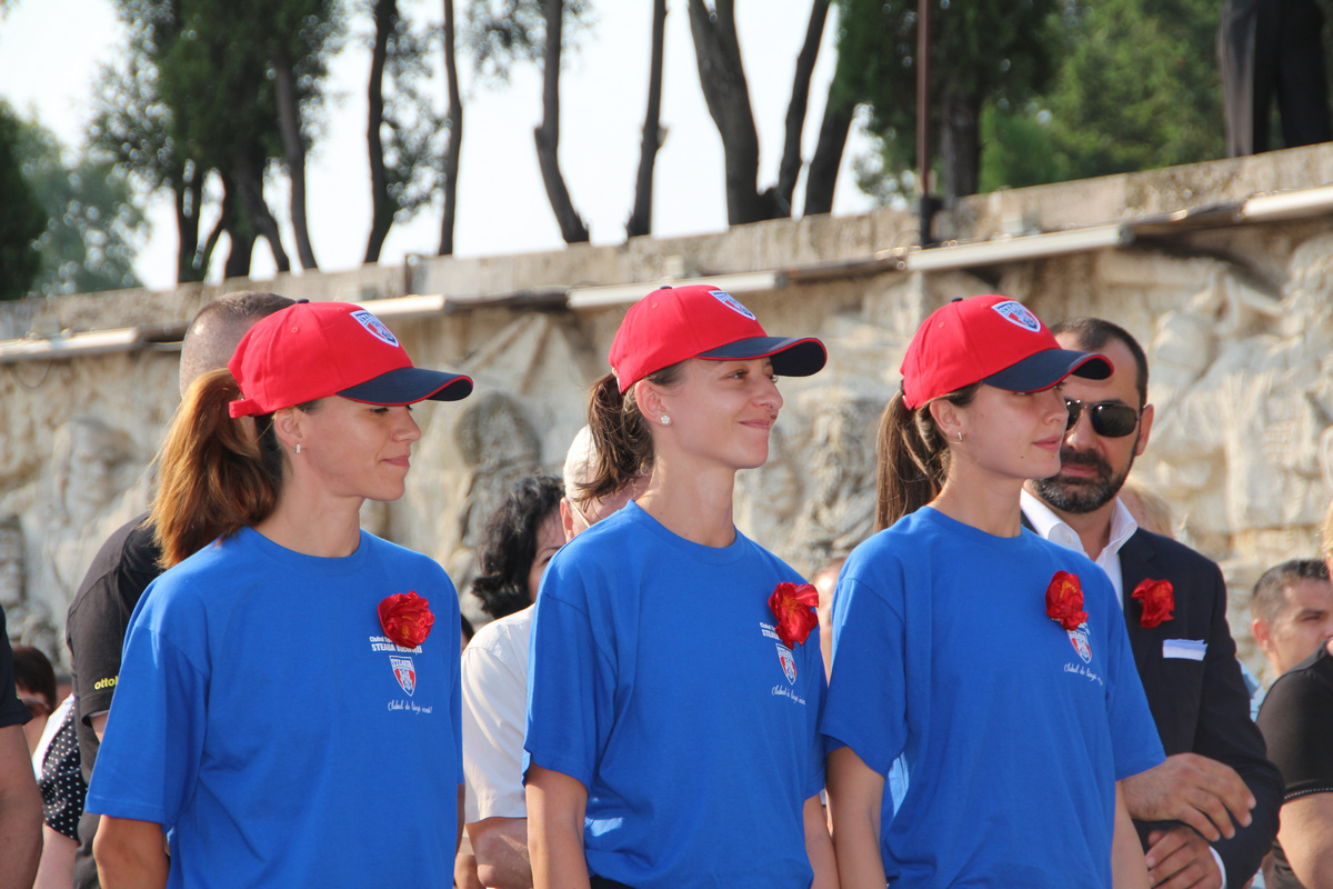 Festivitatea plecării Ştafetei Veteranilor din fața Monumentului Eroilor Patriei - 04.09.2015