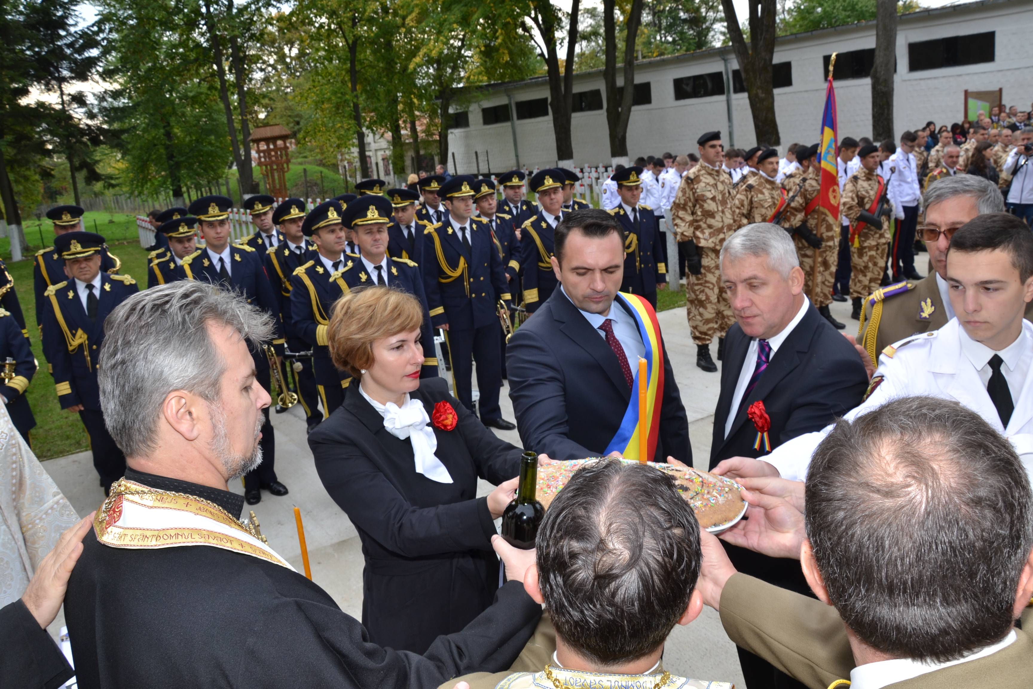 Participarea doamnei secretar de stat Otilia Sava la Ceremonia de reinaugurare a Cimitirului de Onoare Românesc Teiş-Târgovişte 22 octombrie 2015