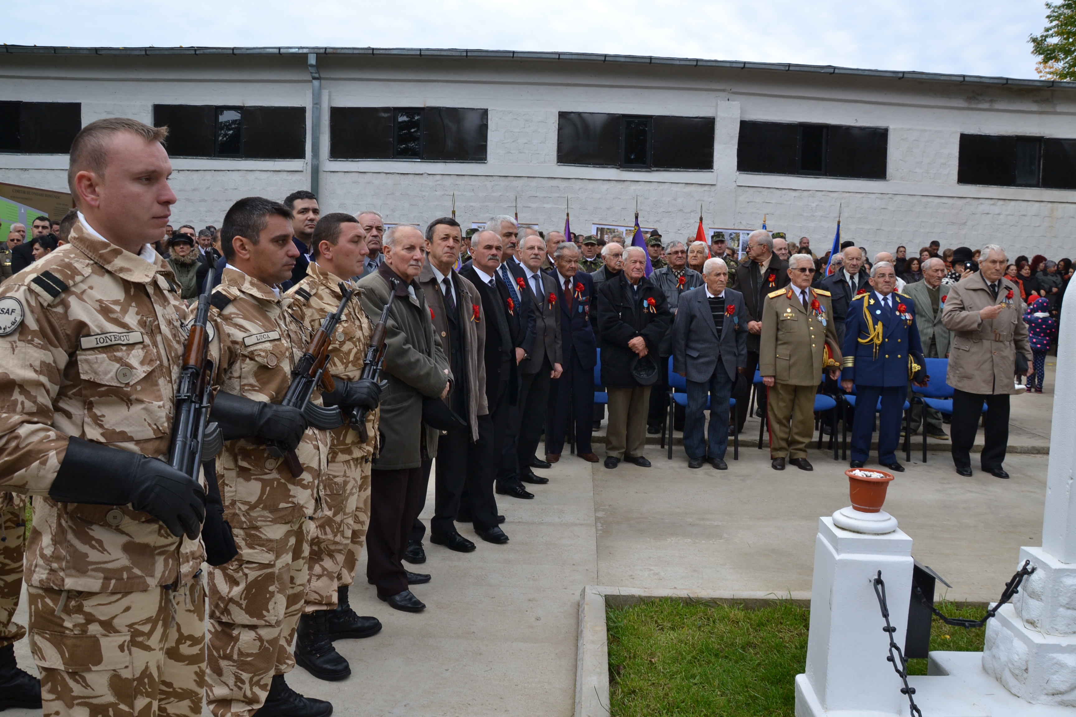 Participarea doamnei secretar de stat Otilia Sava la Ceremonia de reinaugurare a Cimitirului de Onoare Românesc Teiş-Târgovişte 22 octombrie 2015