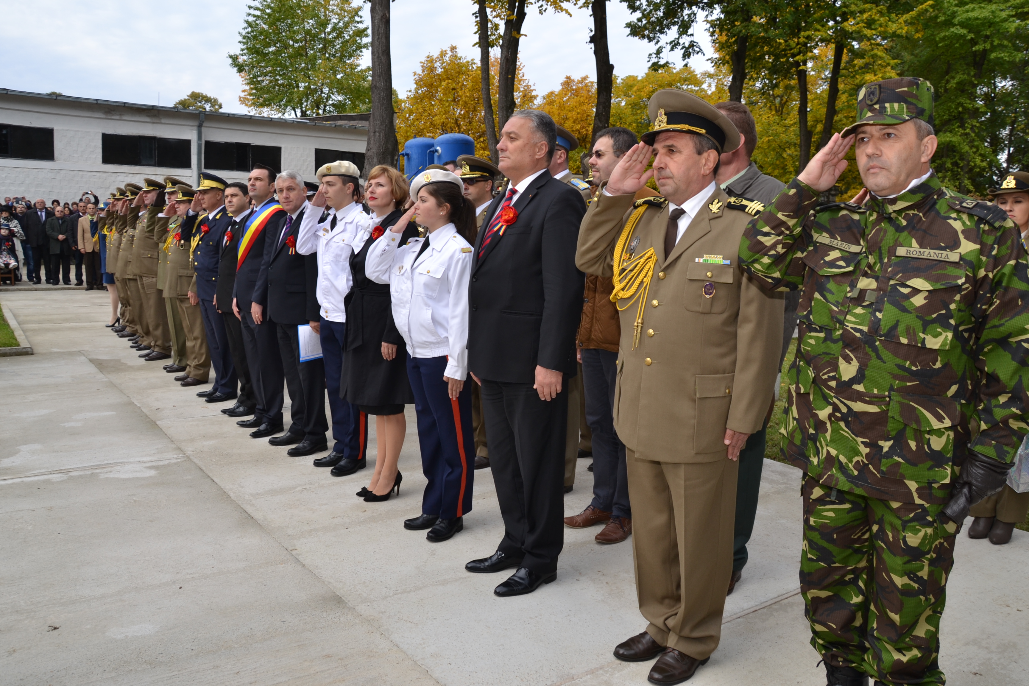 Participarea doamnei secretar de stat Otilia Sava la Ceremonia de reinaugurare a Cimitirului de Onoare Românesc Teiş-Târgovişte 22 octombrie 2015