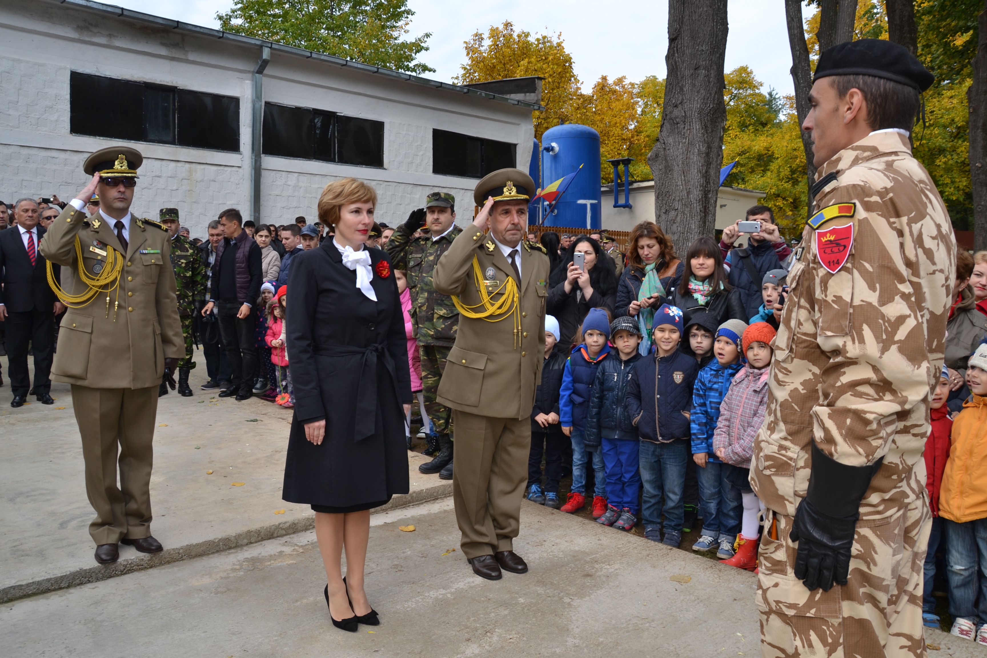 Participarea doamnei secretar de stat Otilia Sava la Ceremonia de reinaugurare a Cimitirului de Onoare Românesc Teiş-Târgovişte 22 octombrie 2015