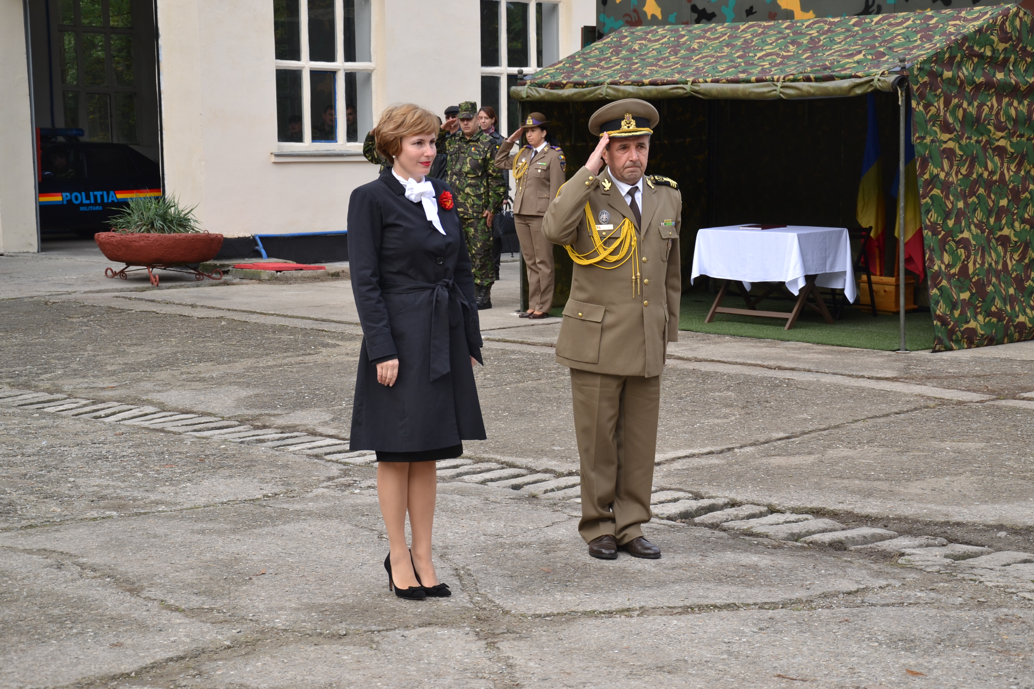 Participarea doamnei secretar de stat Otilia Sava la Ceremonia de reinaugurare a Cimitirului de Onoare Românesc Teiş-Târgovişte 22 octombrie 2015