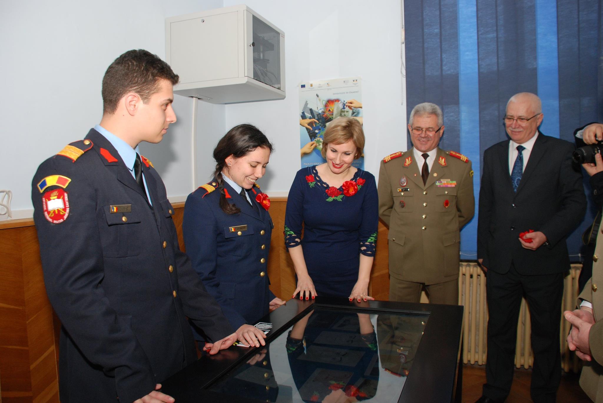 Vizita doamnei secretar de stat Otilia Sava la Colegiul Național Militar 'Dimitrie Cantemir' - 13 ianuarie 2016 'Visit of the State Secretary Otilia Sava to the National Military College 'Dimitrie Cantemir' - January 13, 2016''