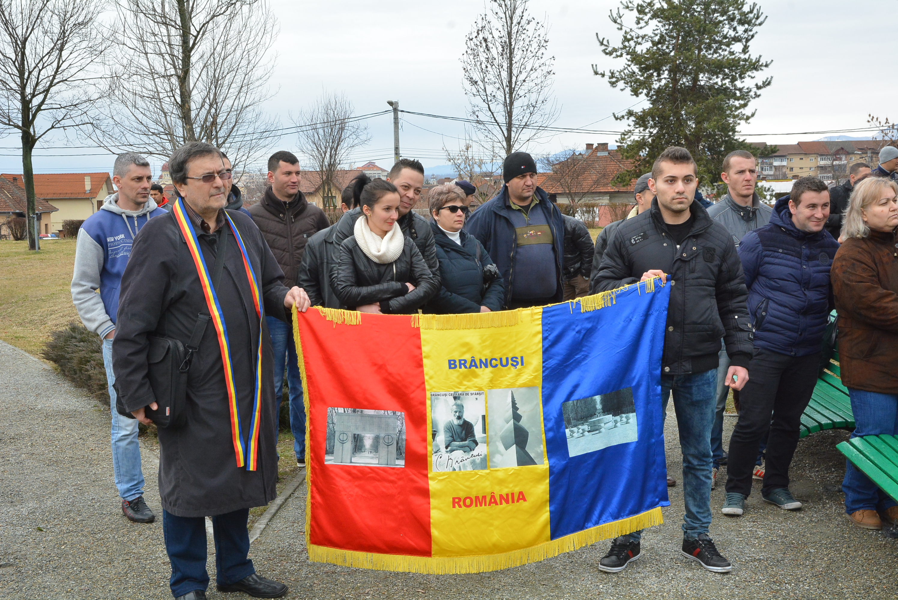 Ceremonie militară dedicată aniversării a 140 de ani de la naşterea marelui sculptor, Constantin Brâncuşi - 19 februarie 2016 'Military ceremony celebrating 140 years since the birth of the great sculptor Constantin Brancusi - February 19, 2016''