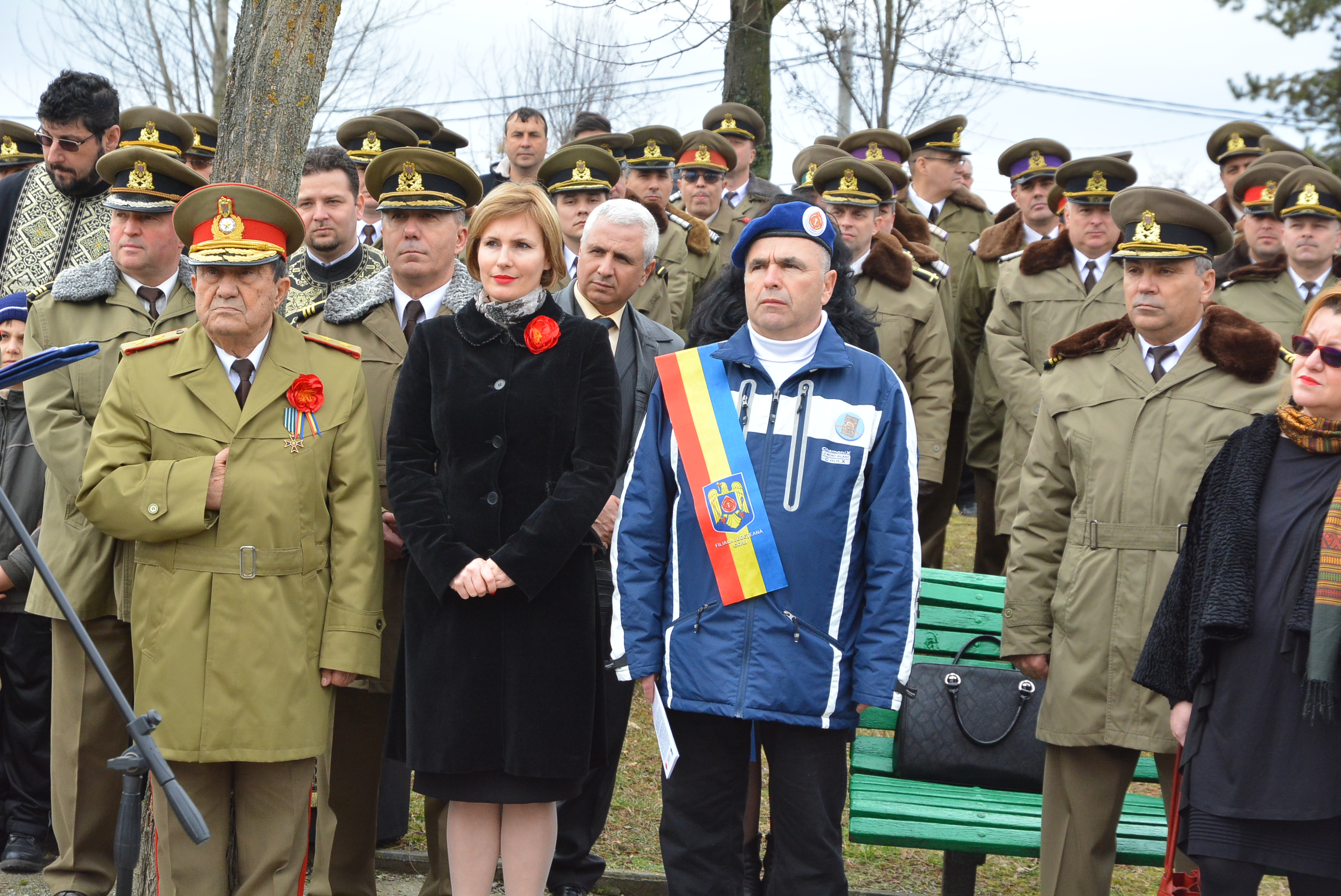 Ceremonie militară dedicată aniversării a 140 de ani de la naşterea marelui sculptor, Constantin Brâncuşi - 19 februarie 2016 'Military ceremony celebrating 140 years since the birth of the great sculptor Constantin Brancusi - February 19, 2016''