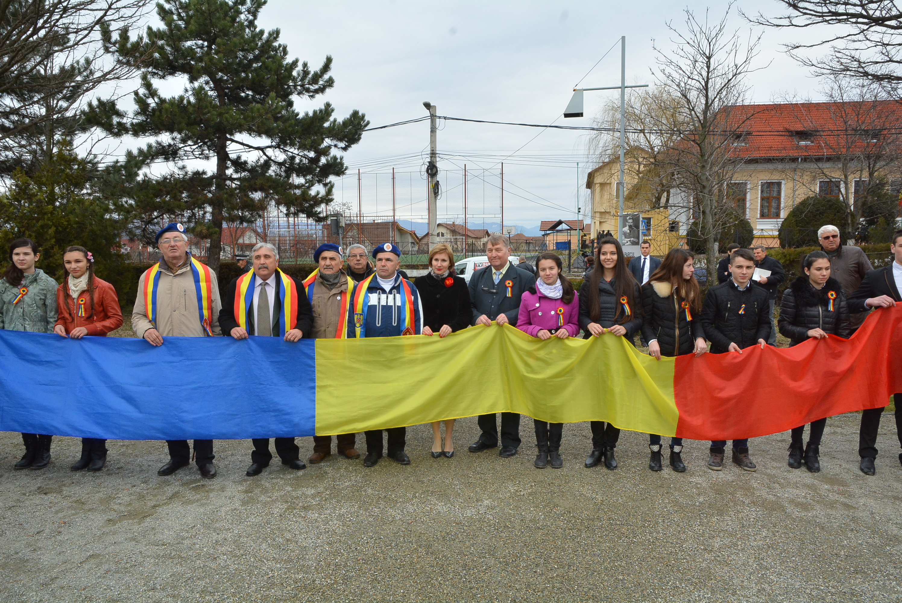 Ceremonie militară dedicată aniversării a 140 de ani de la naşterea marelui sculptor, Constantin Brâncuşi - 19 februarie 2016 'Military ceremony celebrating 140 years since the birth of the great sculptor Constantin Brancusi - February 19, 2016''