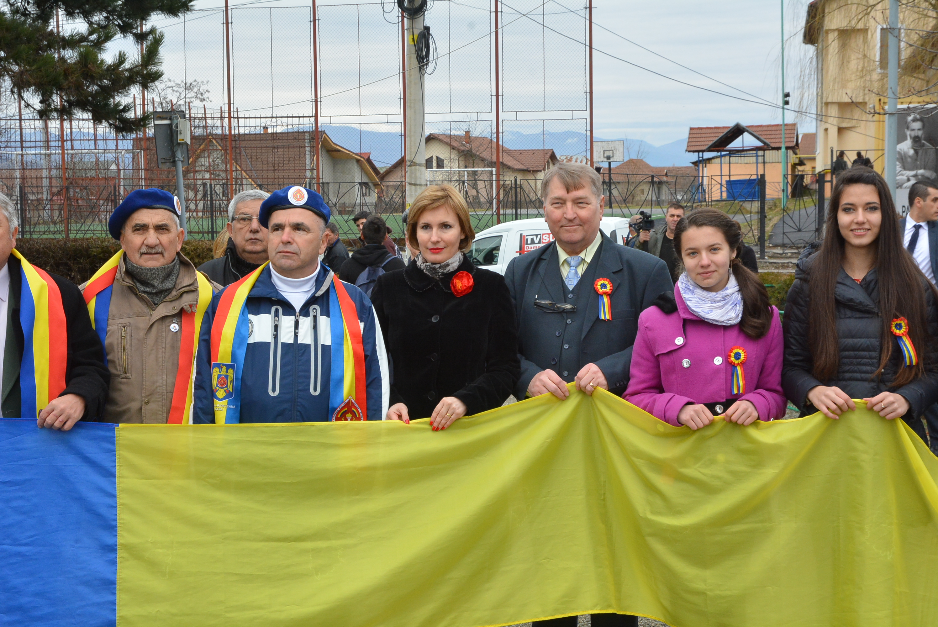 Ceremonie militară dedicată aniversării a 140 de ani de la naşterea marelui sculptor, Constantin Brâncuşi - 19 februarie 2016 'Military ceremony celebrating 140 years since the birth of the great sculptor Constantin Brancusi - February 19, 2016''