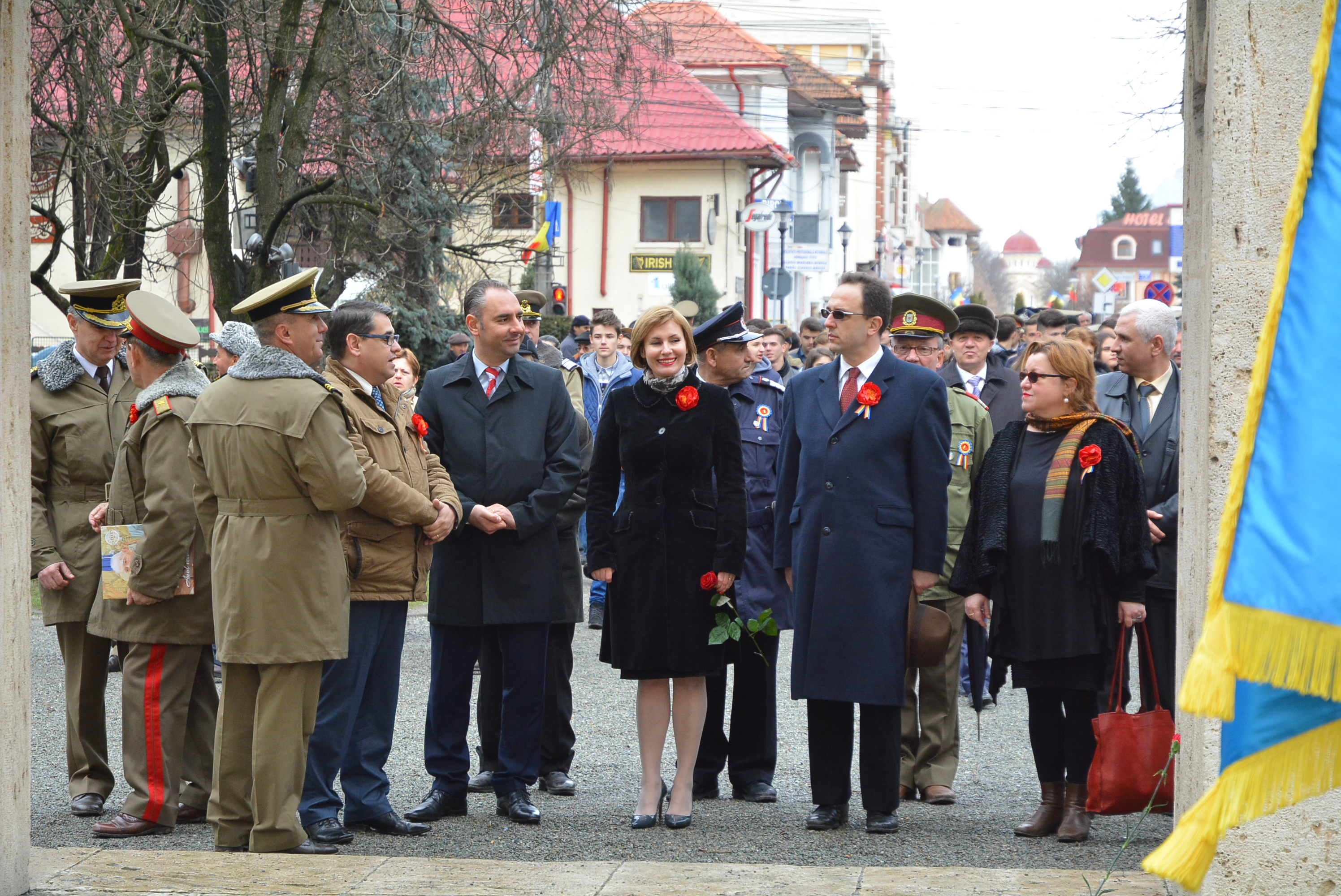 Ceremonie militară dedicată aniversării a 140 de ani de la naşterea marelui sculptor, Constantin Brâncuşi - 19 februarie 2016 'Military ceremony celebrating 140 years since the birth of the great sculptor Constantin Brancusi - February 19, 2016''