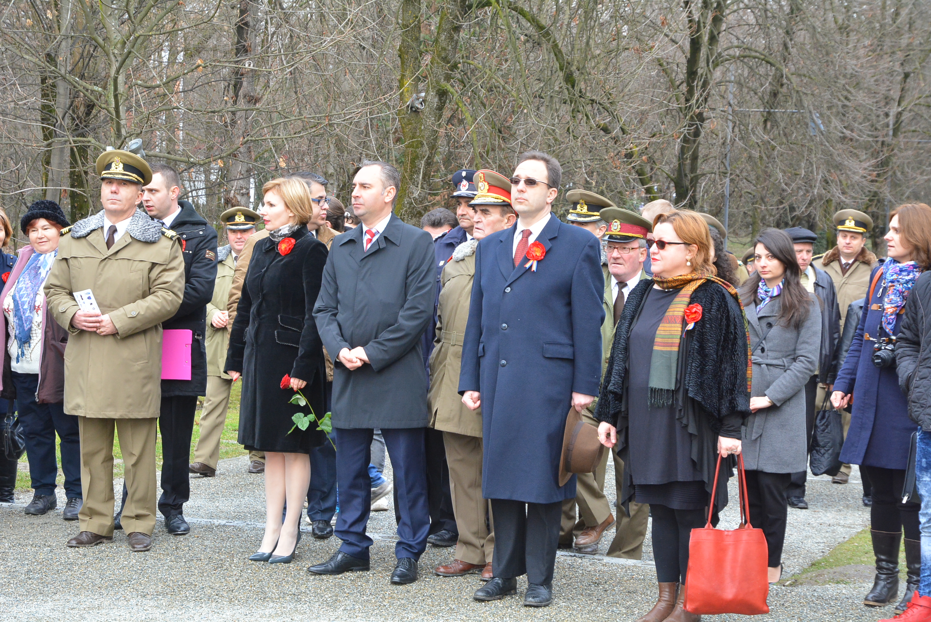 Ceremonie militară dedicată aniversării a 140 de ani de la naşterea marelui sculptor, Constantin Brâncuşi - 19 februarie 2016 'Military ceremony celebrating 140 years since the birth of the great sculptor Constantin Brancusi - February 19, 2016''