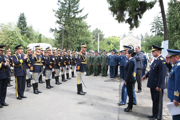 Ceremonie comemorativa la mormântul lui Aurel Vlaicu