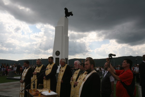 Ceremonie comemorativa la mormântul lui Aurel Vlaicu