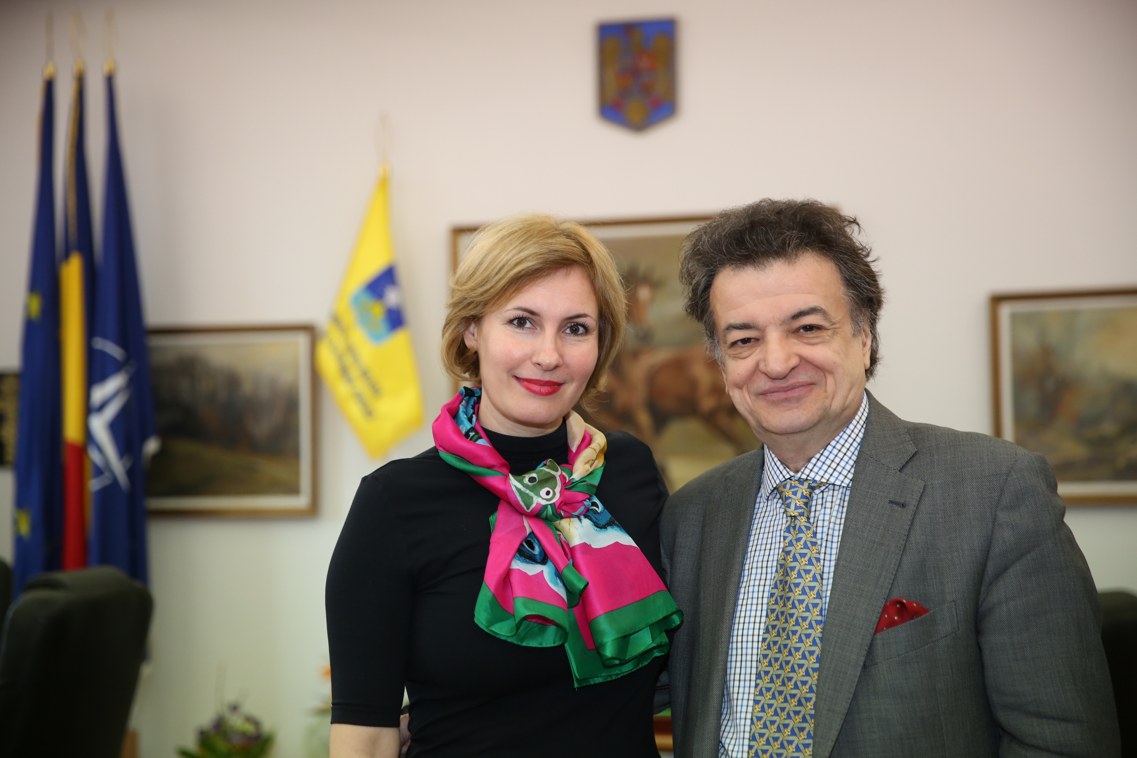 Întâlnirea doamnei secretar de stat Otilia Sava cu maestrul violonist, Eugen Sârbu- 09 martie 2016 'Meeting of the State Secretary Otilia Sava with master violinist Eugen Sârbu, March 9, 2016 '  ';s