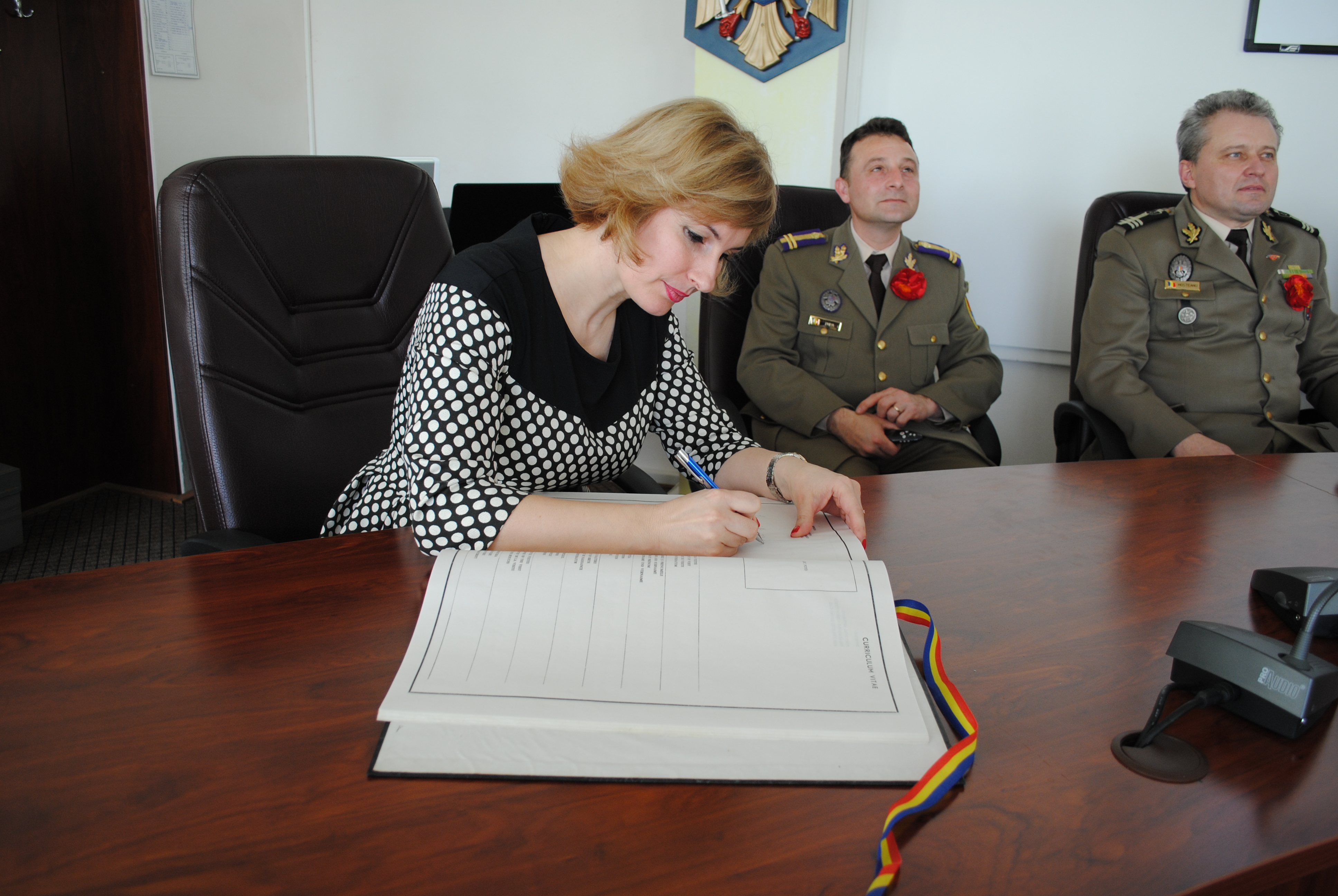 Vizita doamnei secretar de stat Otilia Sava la Academia Forțelor Terestre 'Nicolae Bălcescu' - 01 aprilie 2016  'Visit of the State Secretary Otilia Sava to the Land Forces Academy “Nicolae Balcescu” – April 1, 2016''