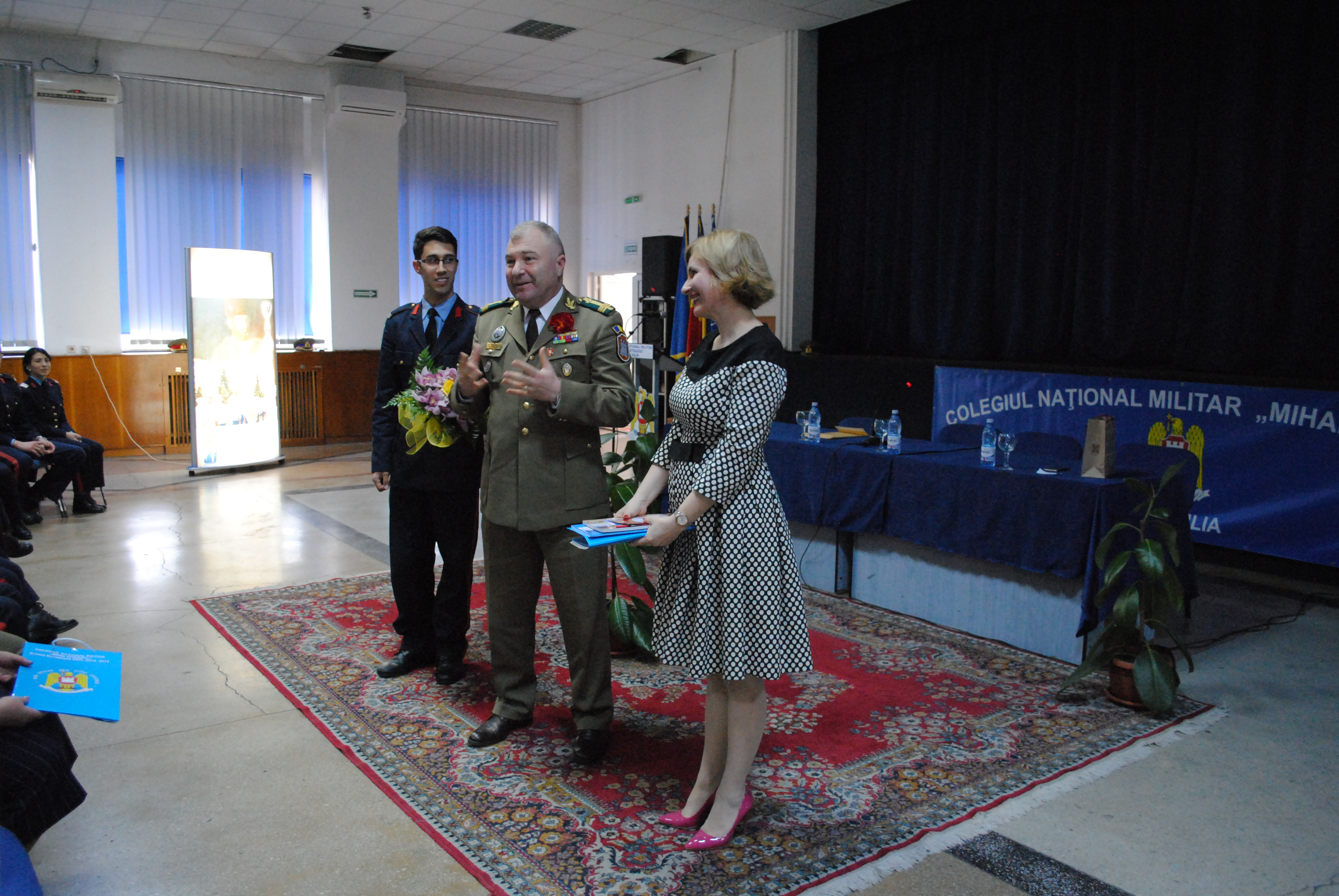 Vizita doamnei secretar de stat Otilia Sava la Colegiul Național Militar 'Mihai Viteazul' - 01 aprilie 2016 'Visit of the State Secretary Otilia Sava to the National Military College “Mihai Viteazul” – April 1, 2016'