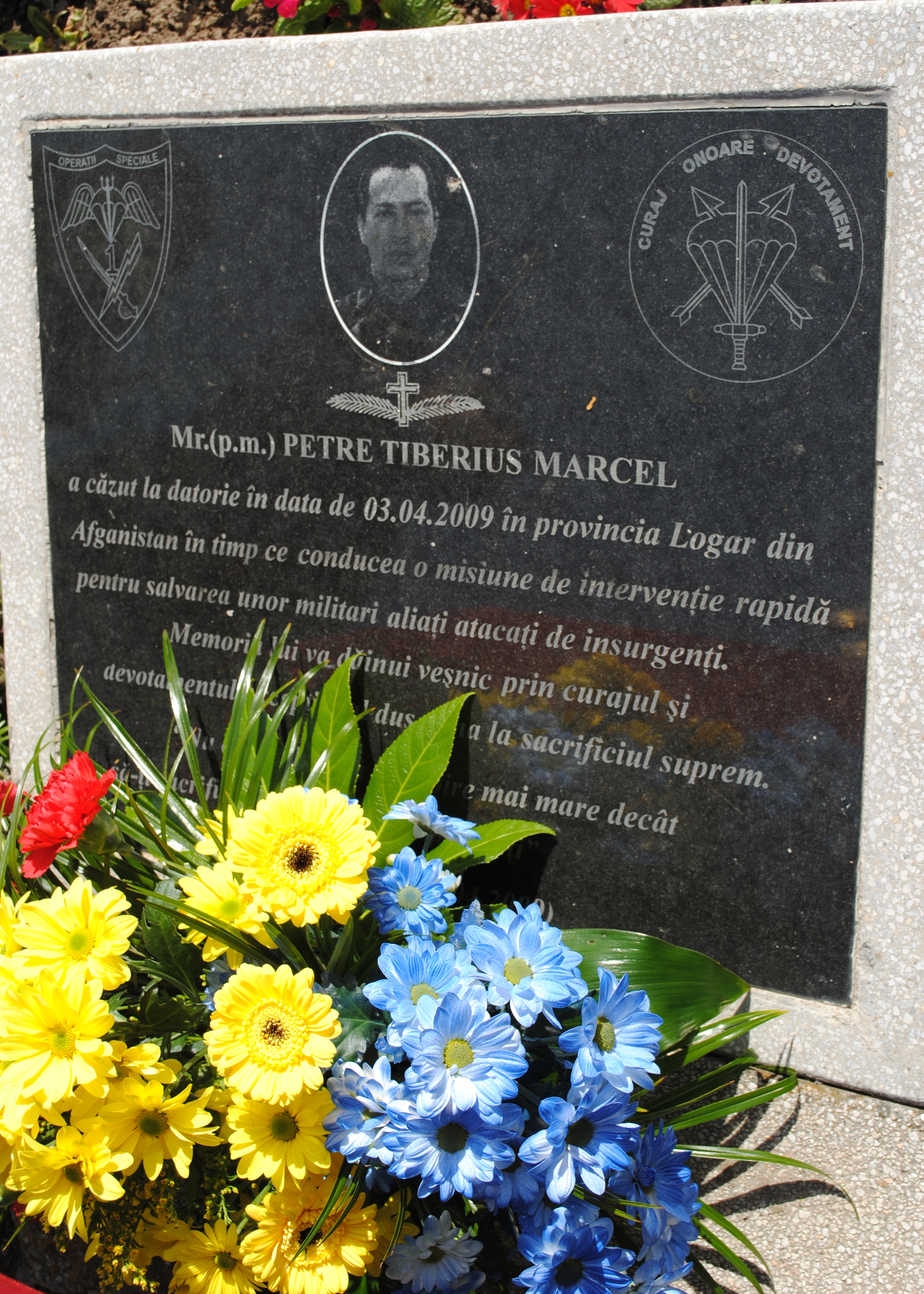 Slujba de pomenire a Mr.p.m. Tiberius Petre - Târgu Mureş - 02 aprilie 2016 Memorial service of Mr. p.m. Tiberius Petre - Targu Mures - April 2, 2016