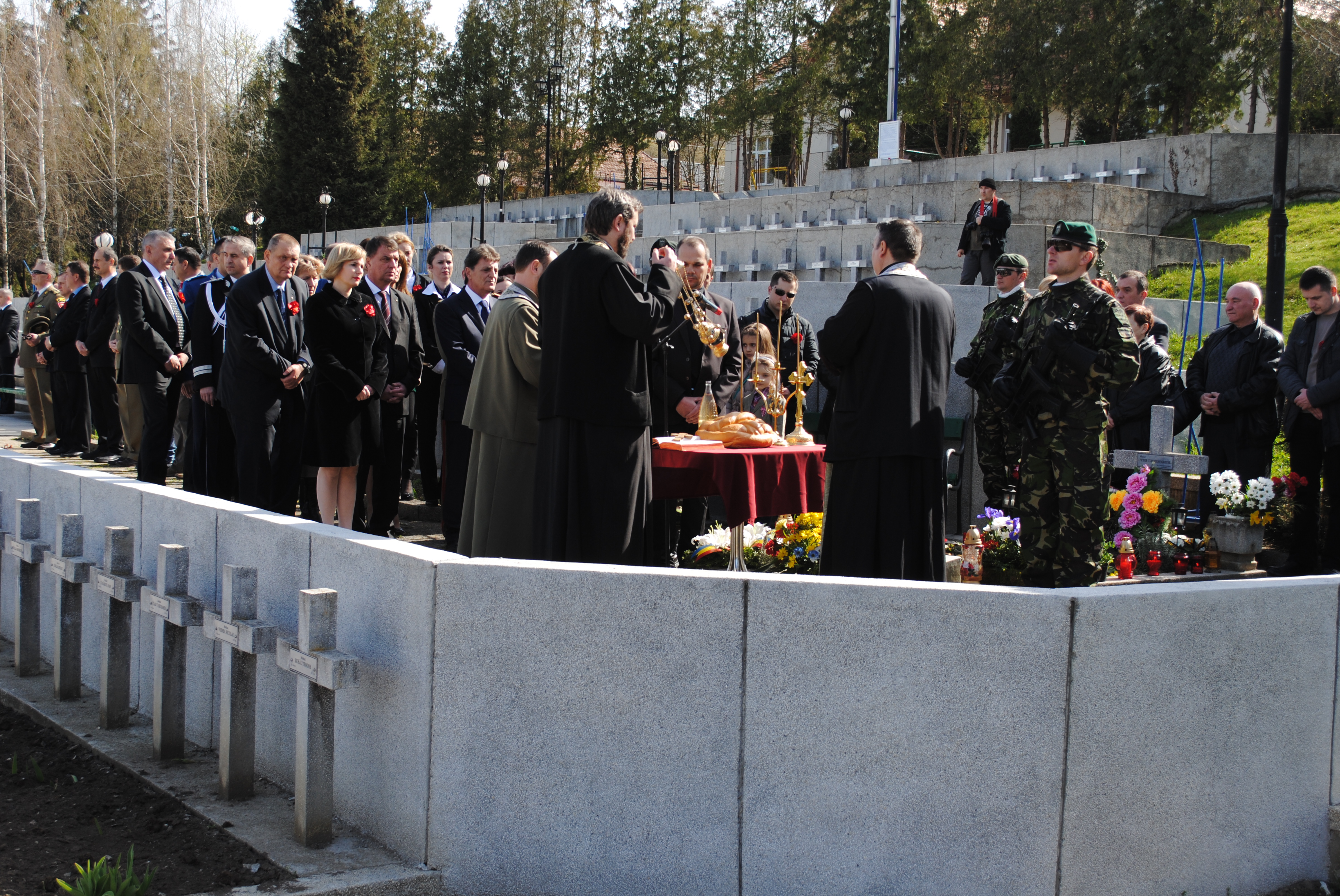 Slujba de pomenire a Mr.'p.m.' Tiberius Petre - Târgu Mureş - 02 aprilie 2016'Memorial service of Mr. 'p.m.' Tiberius Petre - Targu Mures - April 2, 2016'