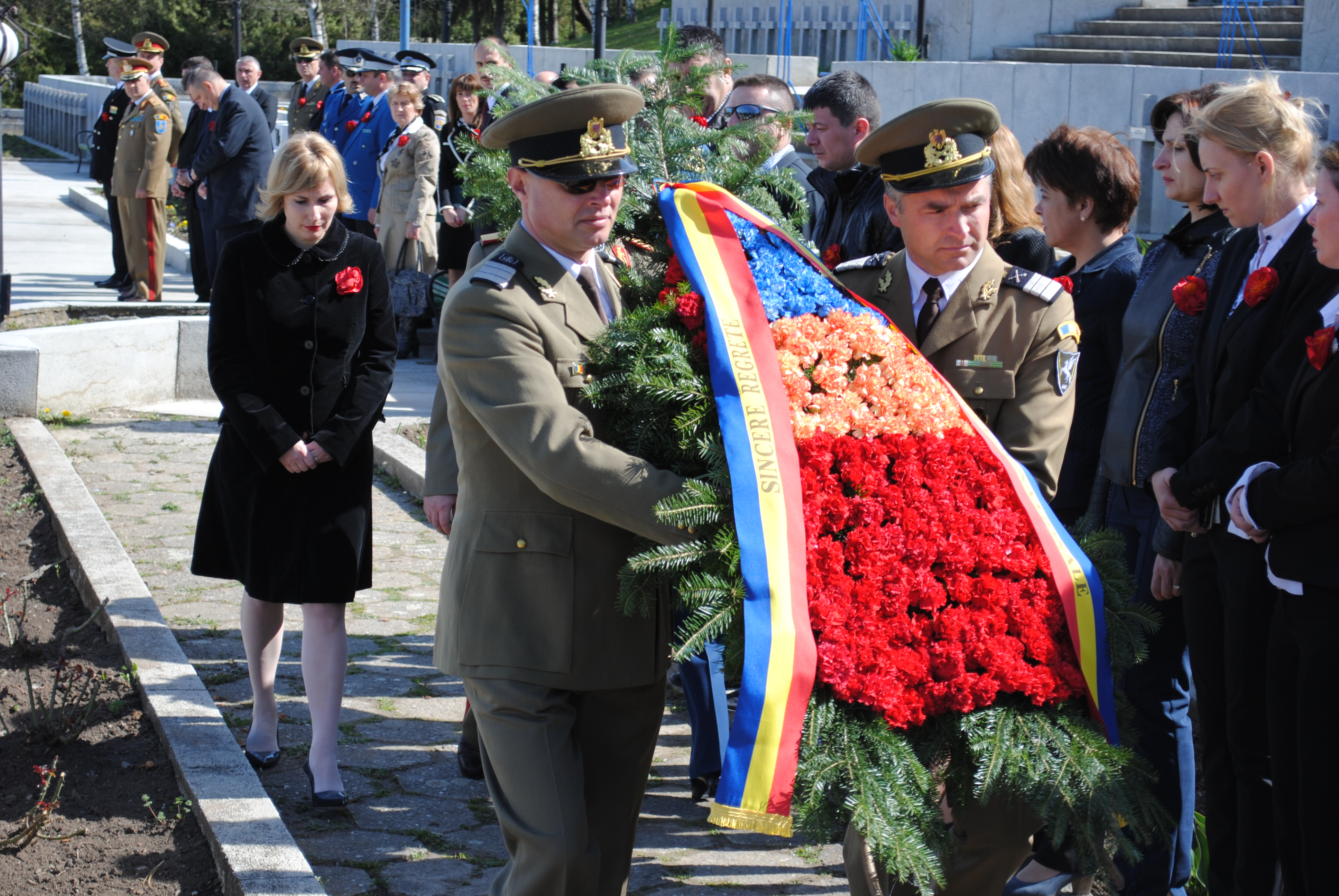 Slujba de pomenire a Mr.'p.m.' Tiberius Petre - Târgu Mureş - 02 aprilie 2016'Memorial service of Mr. 'p.m.' Tiberius Petre - Targu Mures - April 2, 2016'