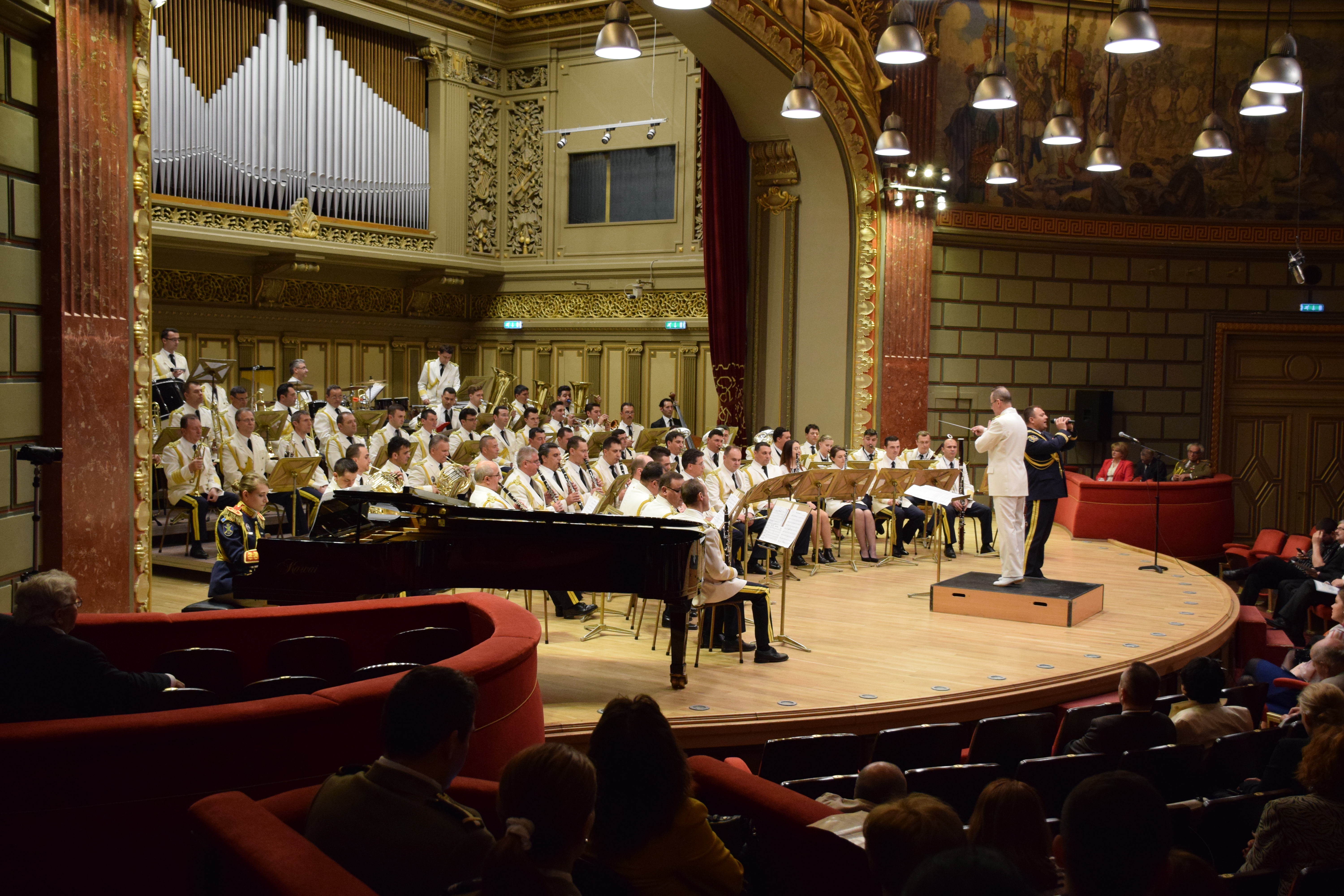 Concertul de Gală susținut de Orchestra Reprezentativă a Ministerului Apărării Naționale - Ateneul Român - 12 aprilie 2016 'Gala Concert held by the Representative Orchestra of the Ministry of Defense - Romanian Athenaeum - April 12, 2016'