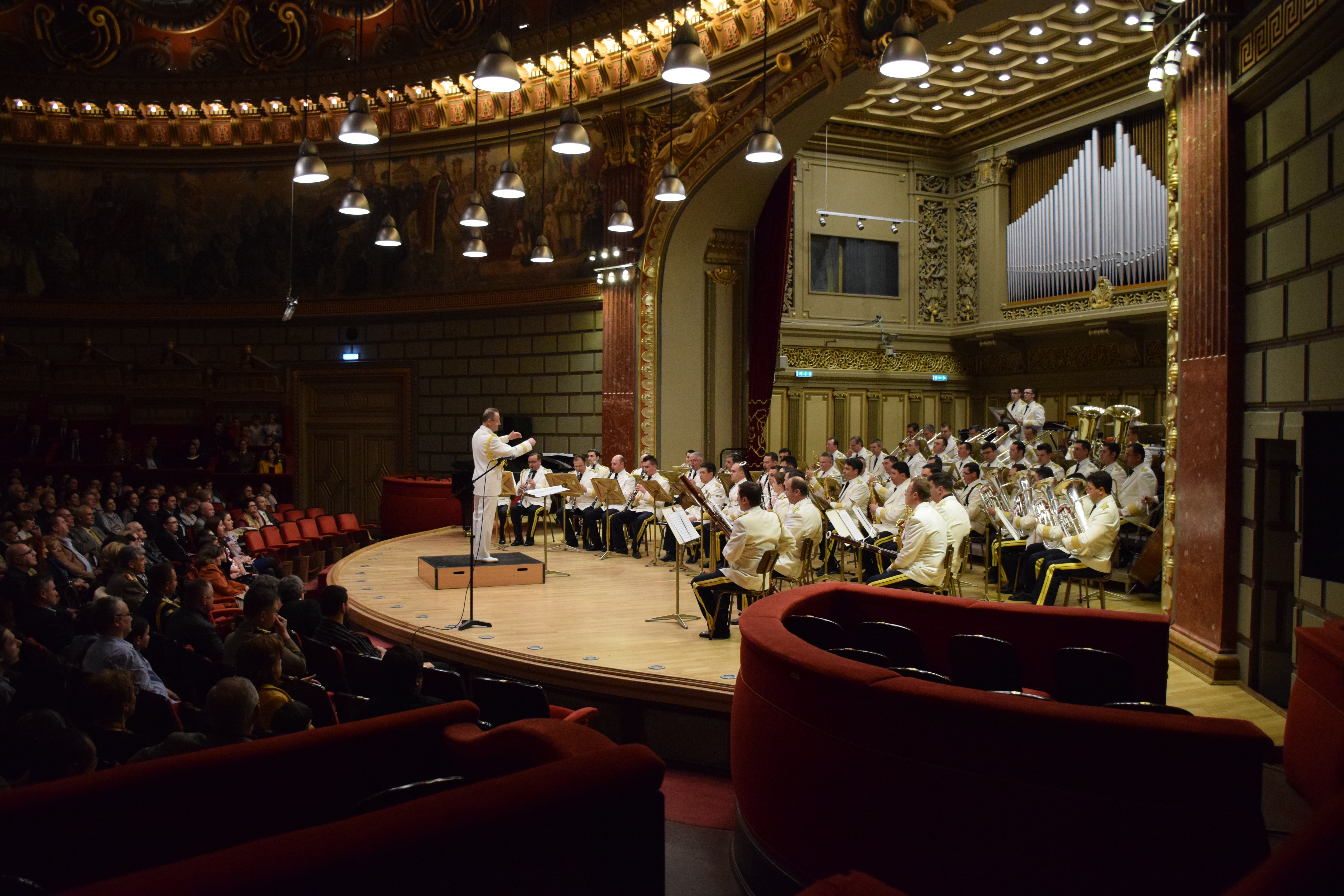 Concertul de Gală susținut de Orchestra Reprezentativă a Ministerului Apărării Naționale - Ateneul Român - 12 aprilie 2016 'Gala Concert held by the Representative Orchestra of the Ministry of Defense - Romanian Athenaeum - April 12, 2016'