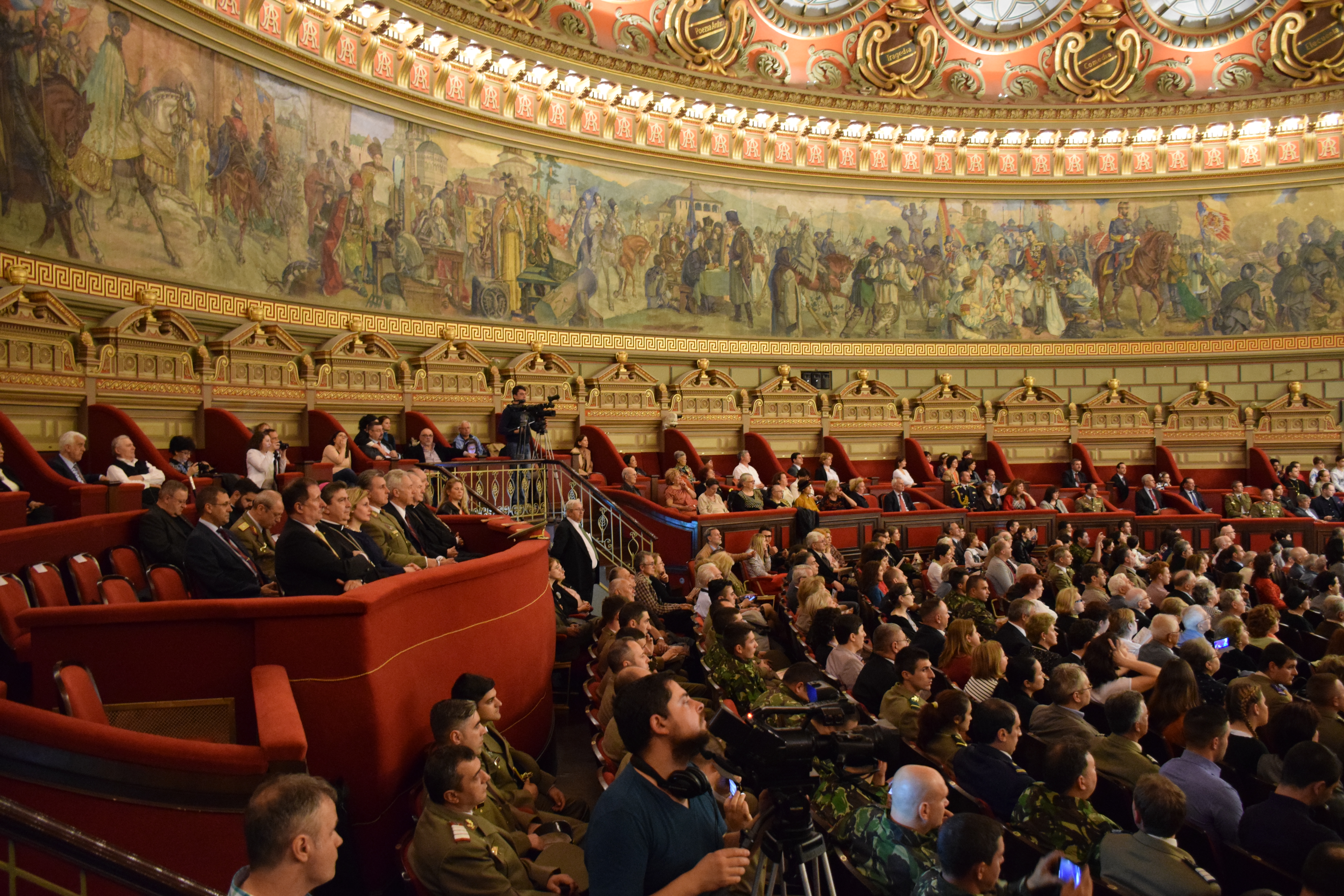 Concertul de Gală susținut de Orchestra Reprezentativă a Ministerului Apărării Naționale - Ateneul Român - 12 aprilie 2016 'Gala Concert held by the Representative Orchestra of the Ministry of Defense - Romanian Athenaeum - April 12, 2016'