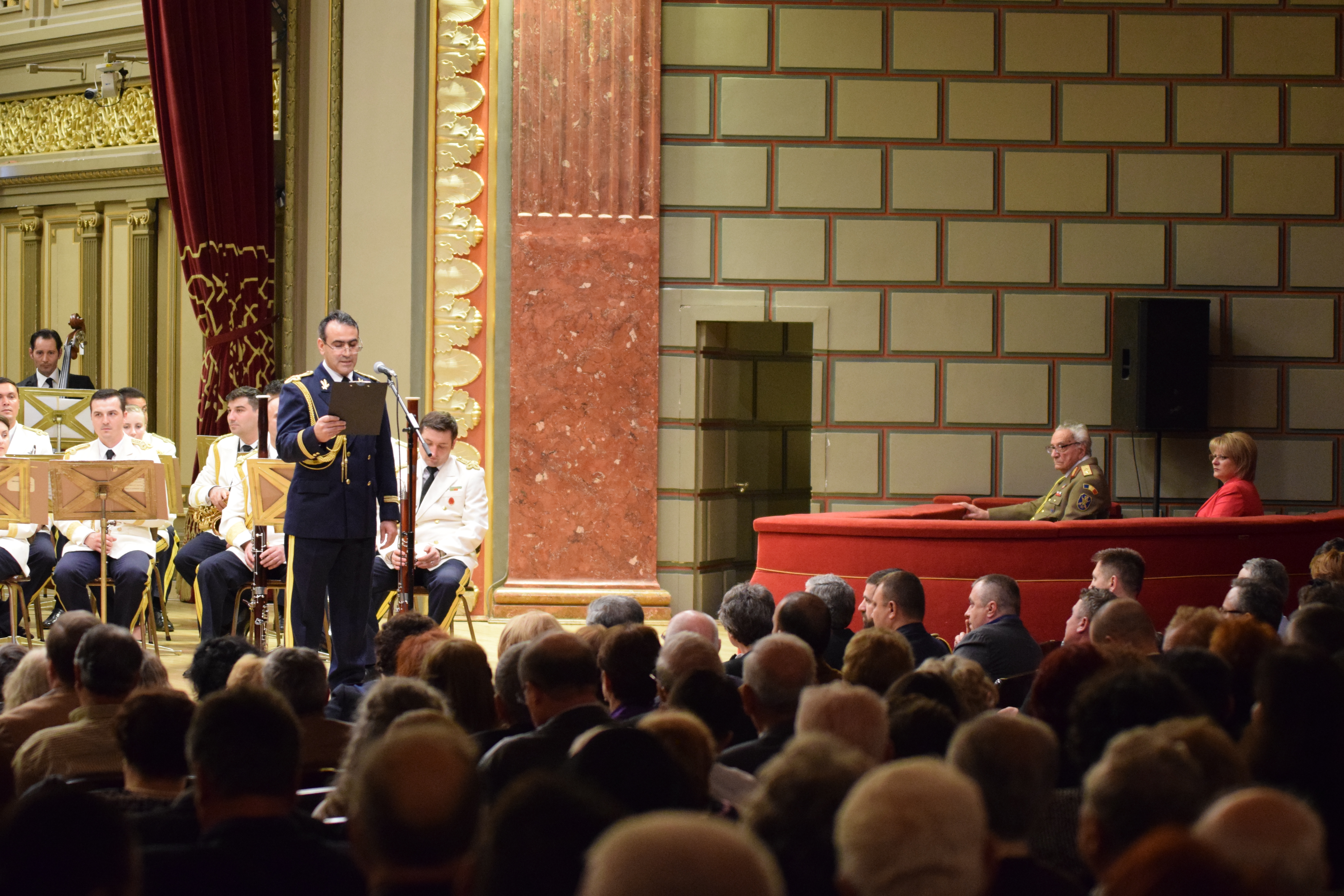 Concertul de Gală susținut de Orchestra Reprezentativă a Ministerului Apărării Naționale - Ateneul Român - 12 aprilie 2016'Gala Concert held by the Representative Orchestra of the Ministry of Defense - Romanian Athenaeum - April 12, 2016'