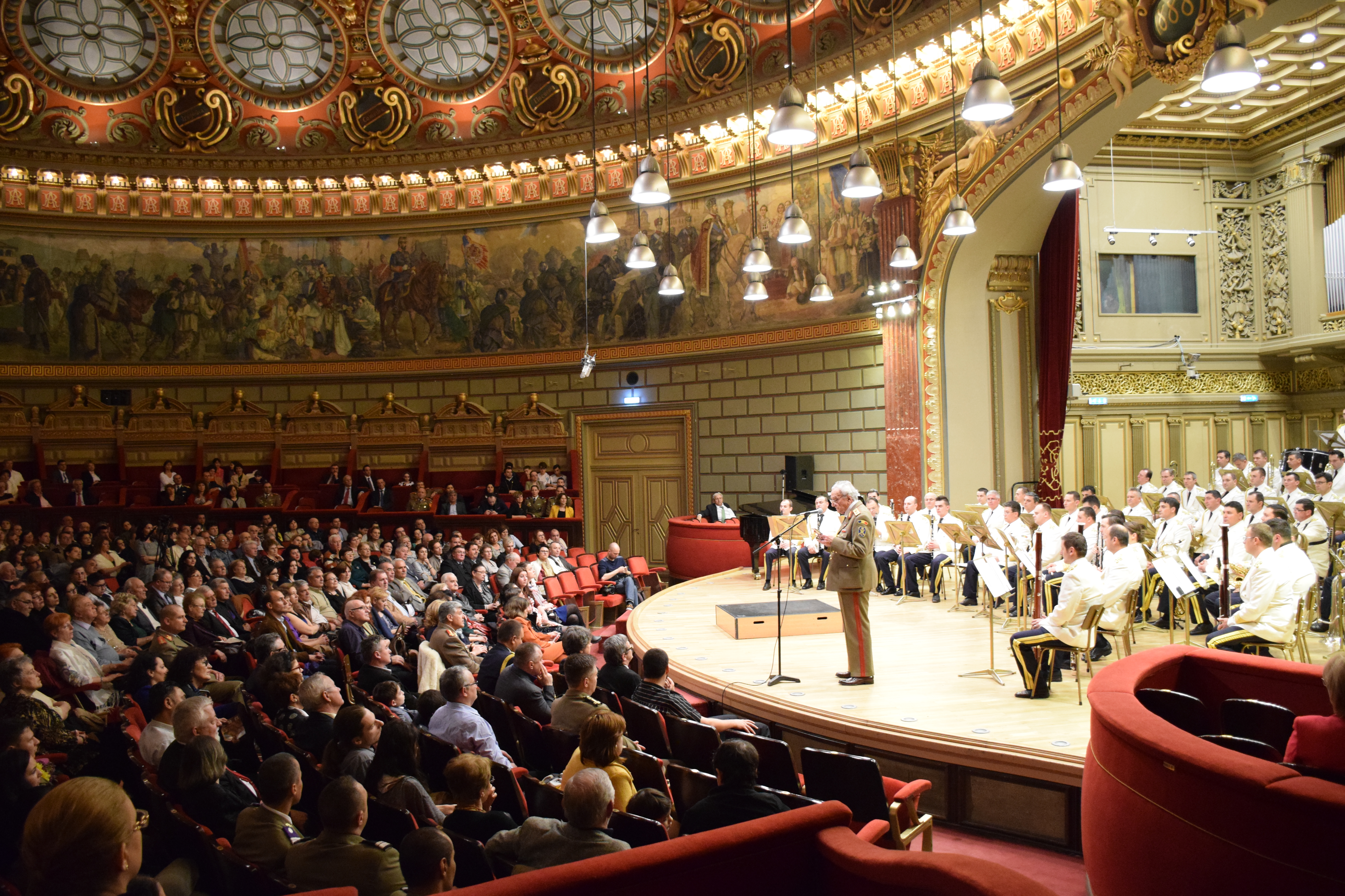 Concertul de Gală susținut de Orchestra Reprezentativă a Ministerului Apărării Naționale - Ateneul Român - 12 aprilie 2016'Gala Concert held by the Representative Orchestra of the Ministry of Defense - Romanian Athenaeum - April 12, 2016'