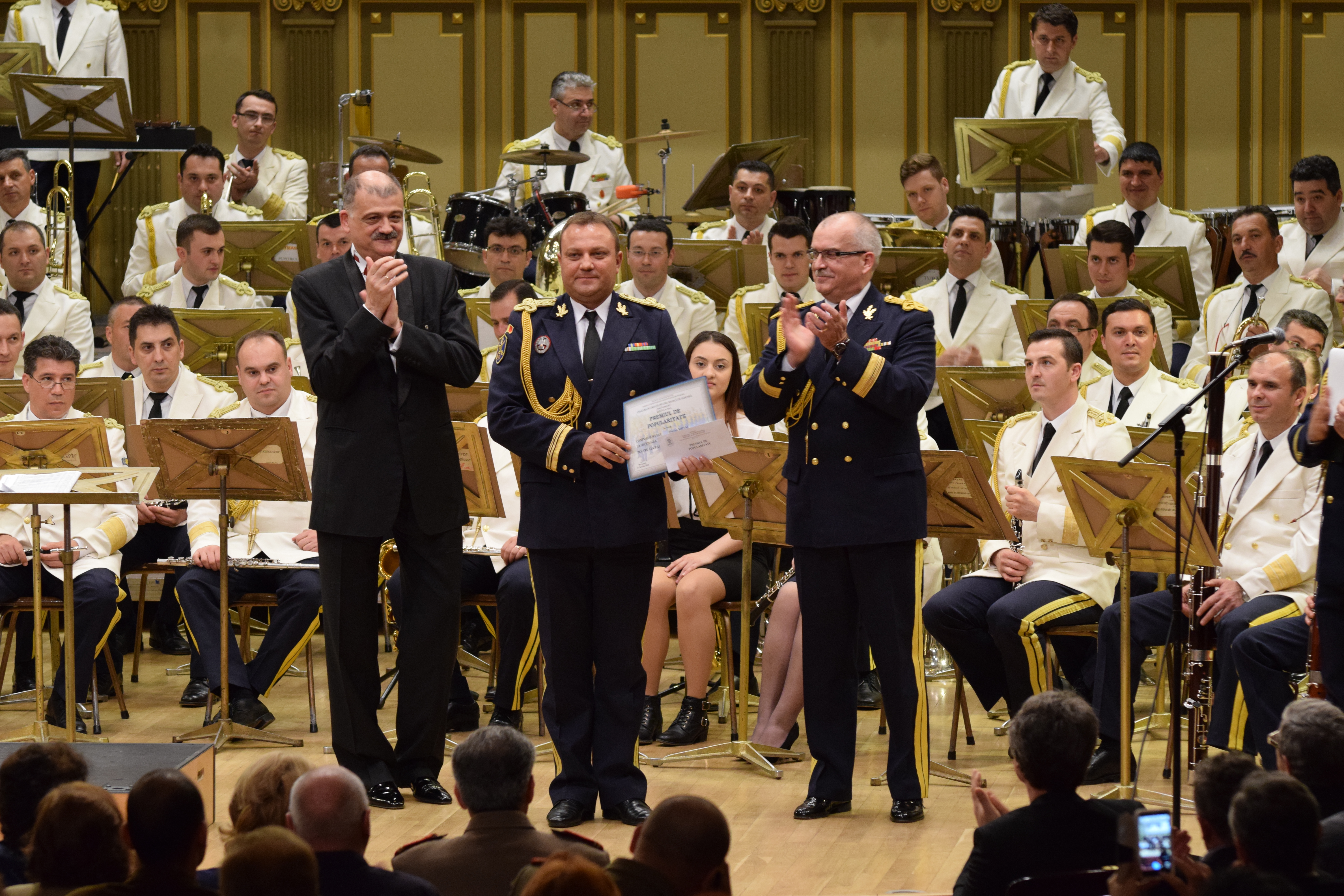 Concertul de Gală susținut de Orchestra Reprezentativă a Ministerului Apărării Naționale - Ateneul Român - 12 aprilie 2016'Gala Concert held by the Representative Orchestra of the Ministry of Defense - Romanian Athenaeum - April 12, 2016'