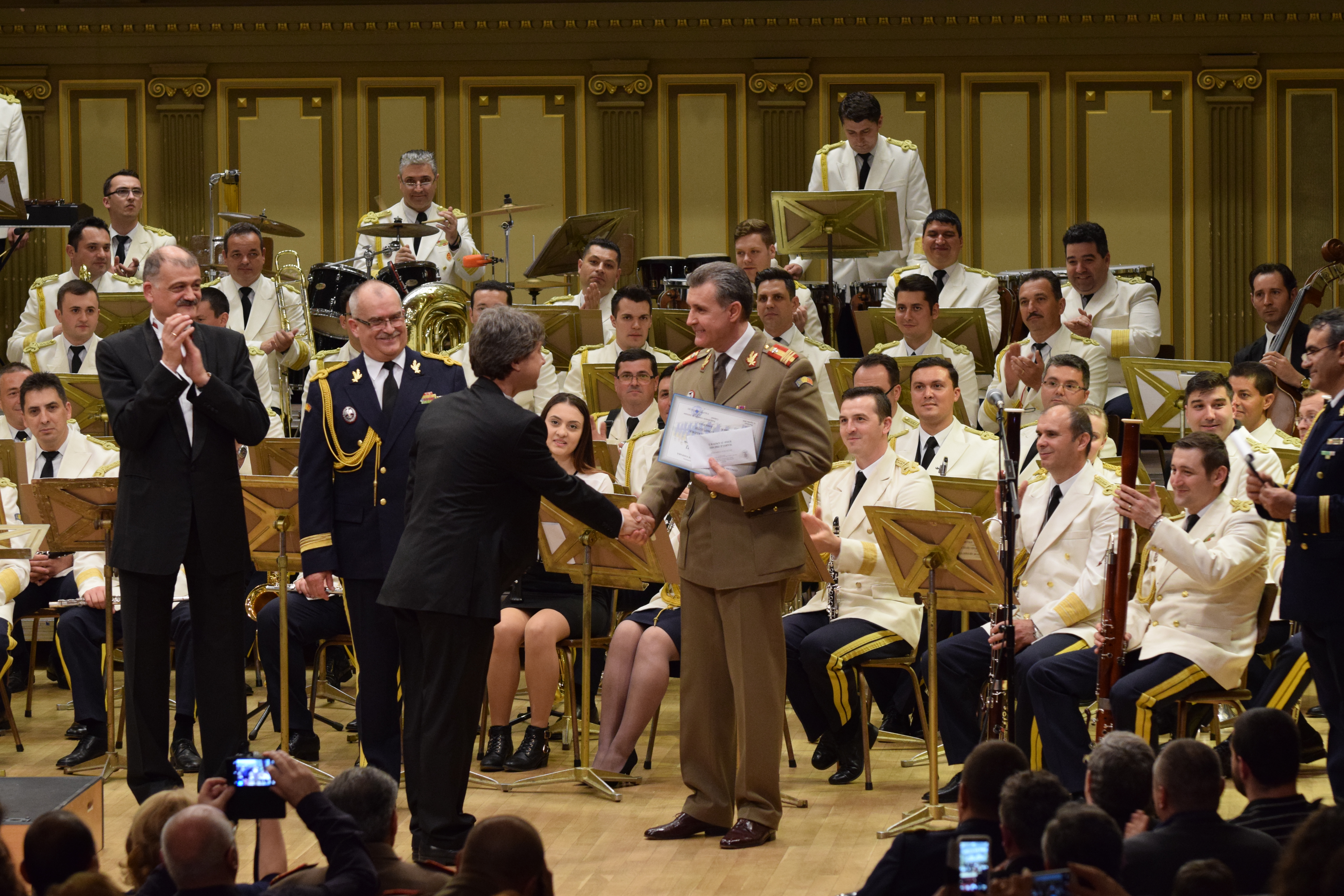 Concertul de Gală susținut de Orchestra Reprezentativă a Ministerului Apărării Naționale - Ateneul Român - 12 aprilie 2016'Gala Concert held by the Representative Orchestra of the Ministry of Defense - Romanian Athenaeum - April 12, 2016'