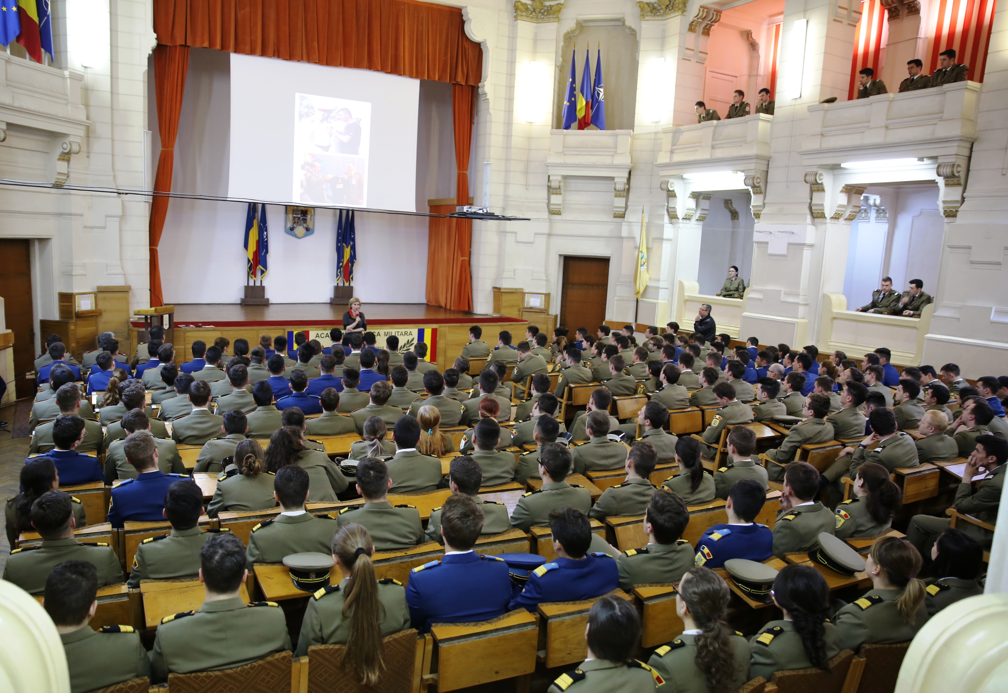 Vizita doamnei secretar de stat Otilia Sava la Academia Tehnică Militară - 14 aprilie 2016 'Visit of the State Secretary Otilia Sava to the Military Technical Academy - April 14, 2016'