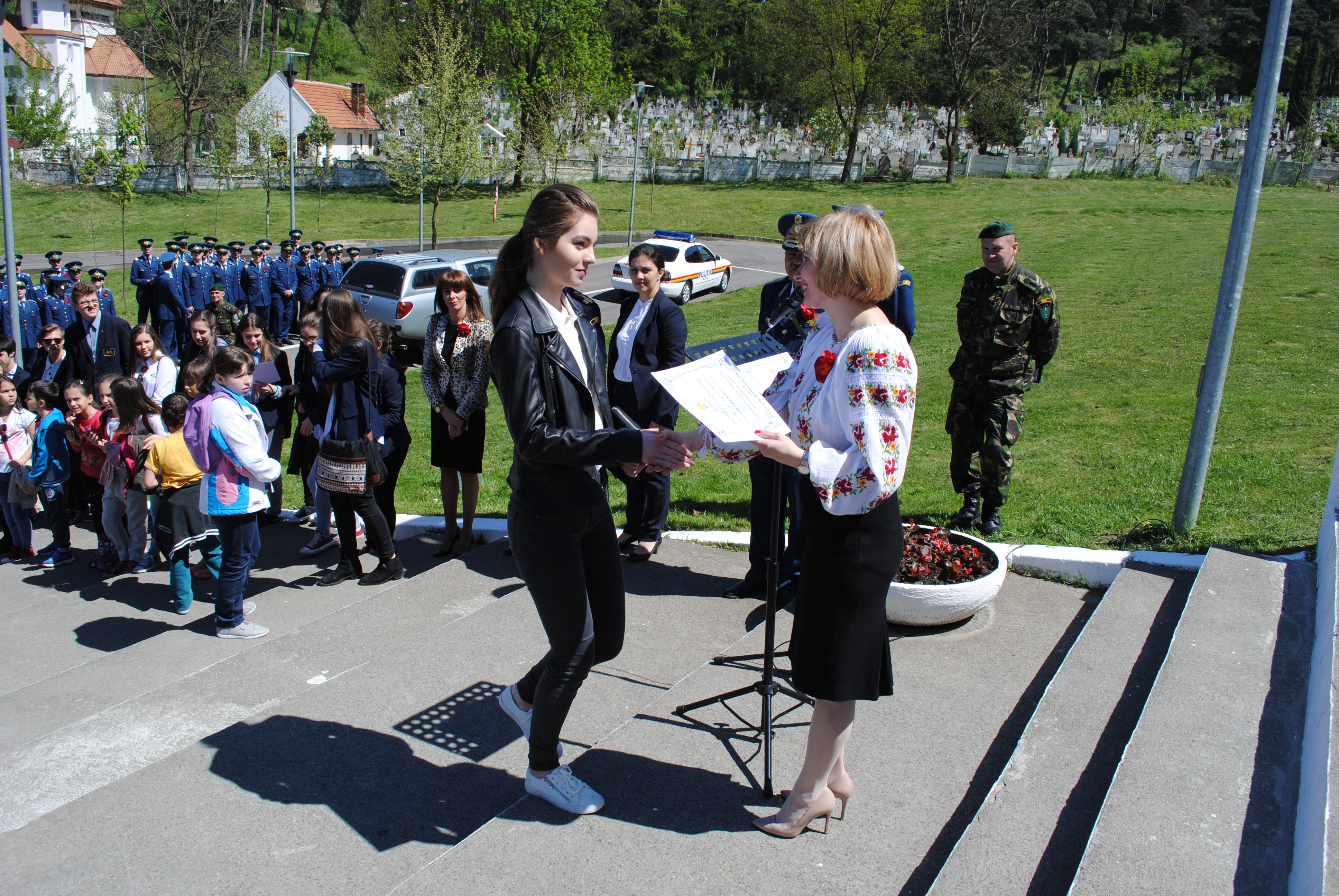 Ceremonia militară de la Cimitirul Eroilor din Sprenghi - Braşov - 22 aprilie 2016 'Military ceremony at the Heroes Cemetery in Sprenghi - Brasov - April 22, 2016'