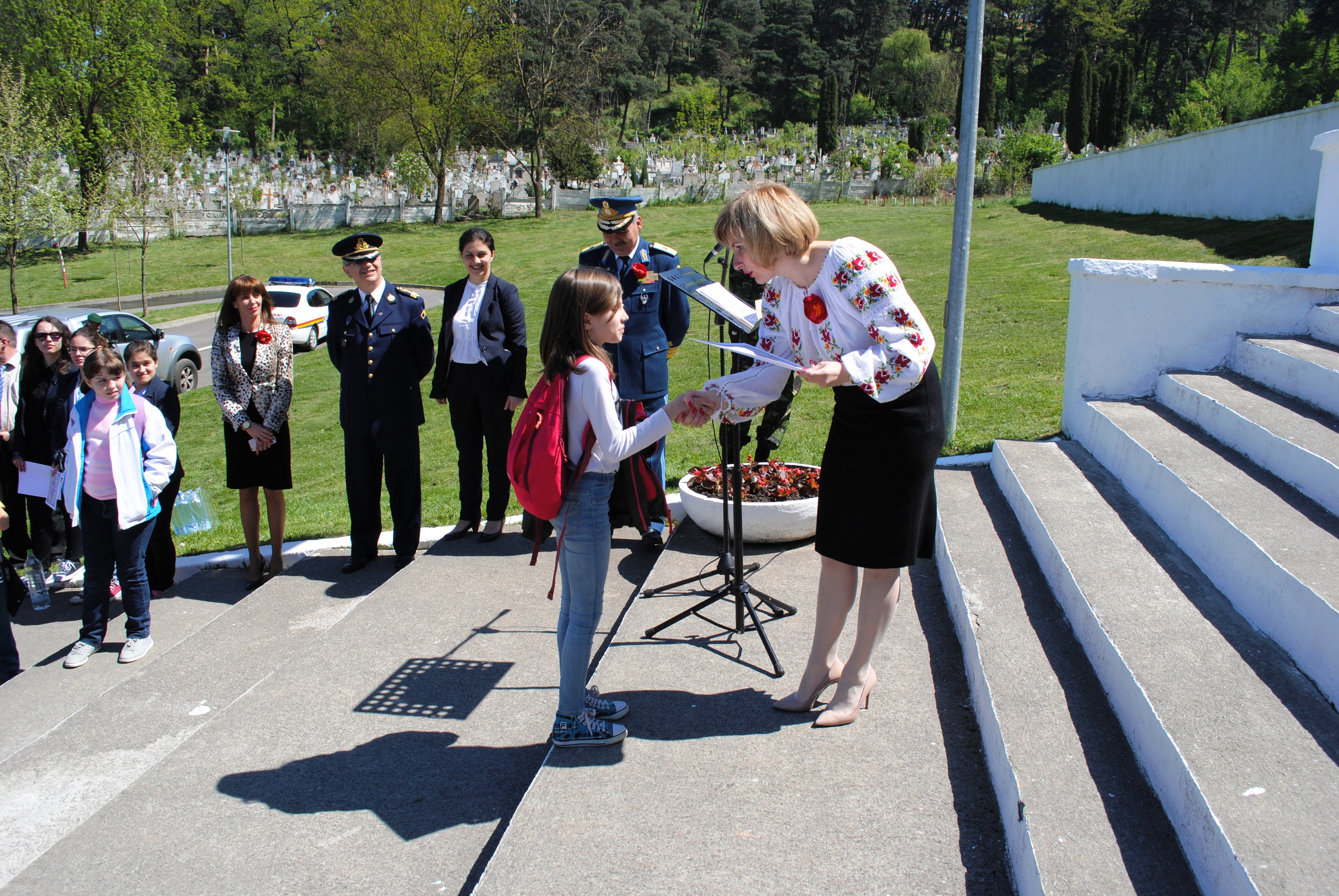 Ceremonia militară de la Cimitirul Eroilor din Sprenghi - Braşov - 22 aprilie 2016 'Military ceremony at the Heroes Cemetery in Sprenghi - Brasov - April 22, 2016'