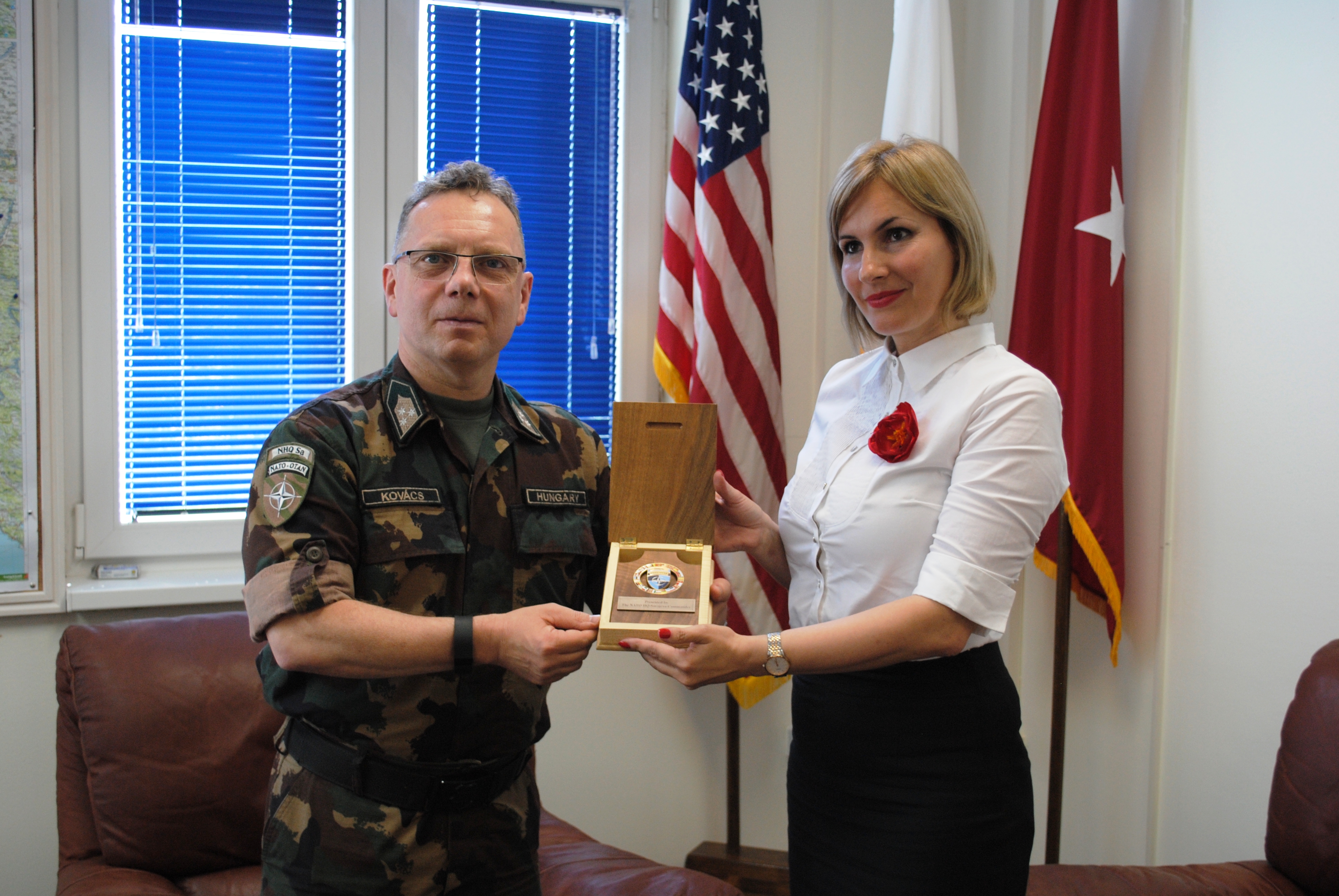 Vizită de curtoazie la Comandamentul NATO de la Sarajevo -NHQSa - 30 mai 2016 'Visit to NATO Headquarters in Sarajevo -NHQSa - May 30, 2016'