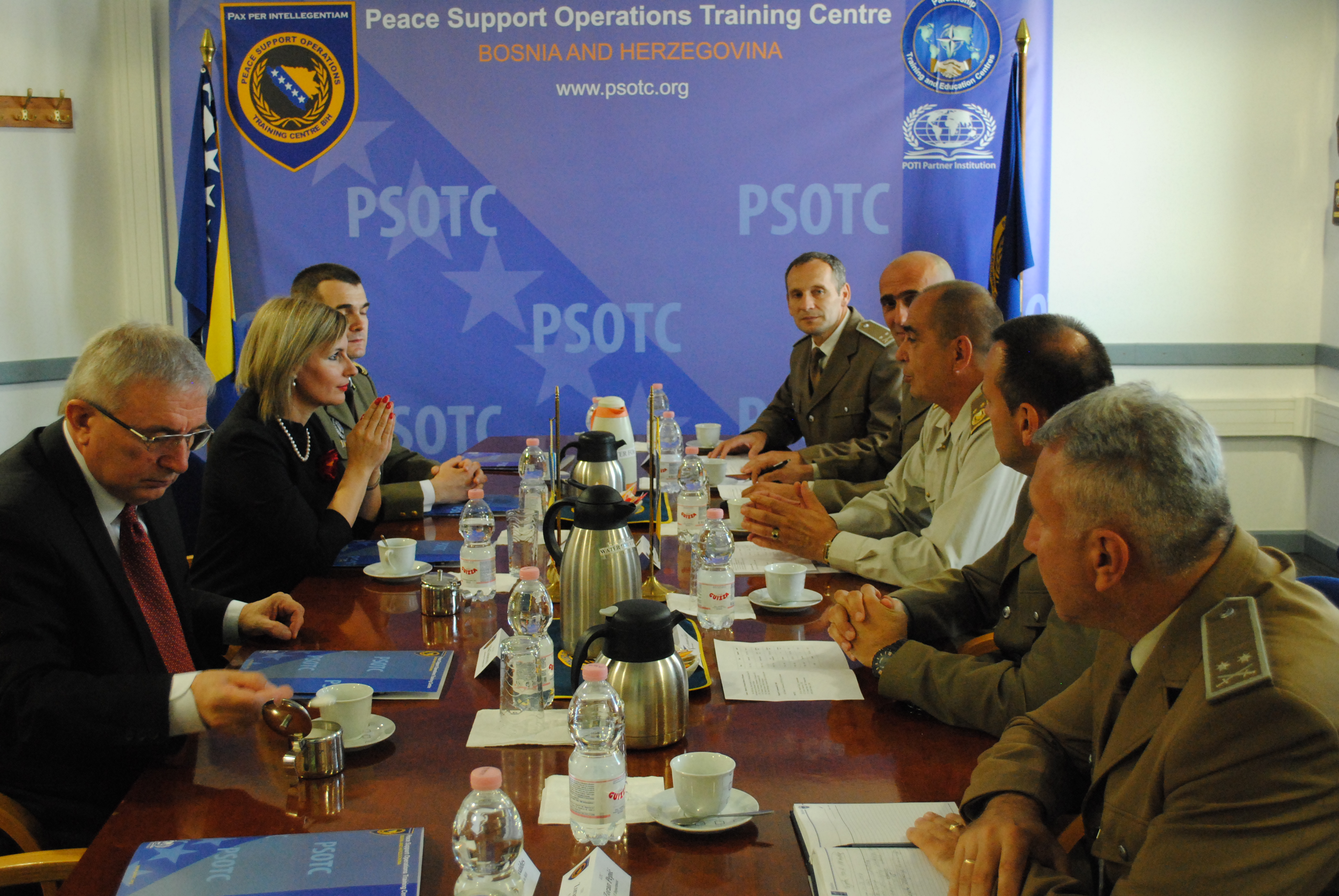 Vizită la Centrul de pregătire pentru operații de susținerea păcii - 31 mai 2016 'Visit at the Peace Support Operations Training Centre - 31st May 2016'