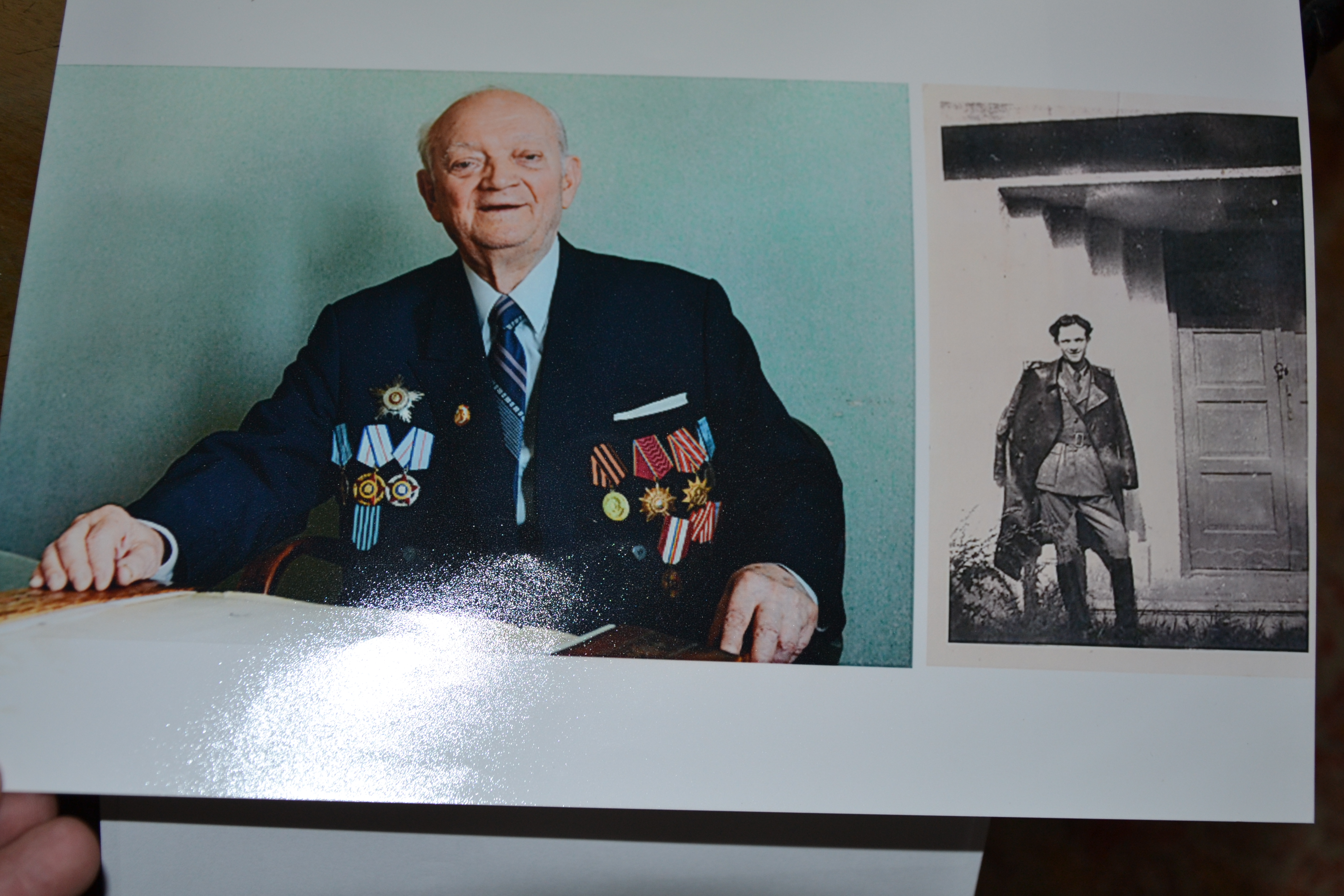 Vizită la colonel 'rtr.' Tuță Ionel, veteran de război - 02 iunie 2016 'Visit to retired colonel Tuță Ionel, war veteran- June 02, 2016' '