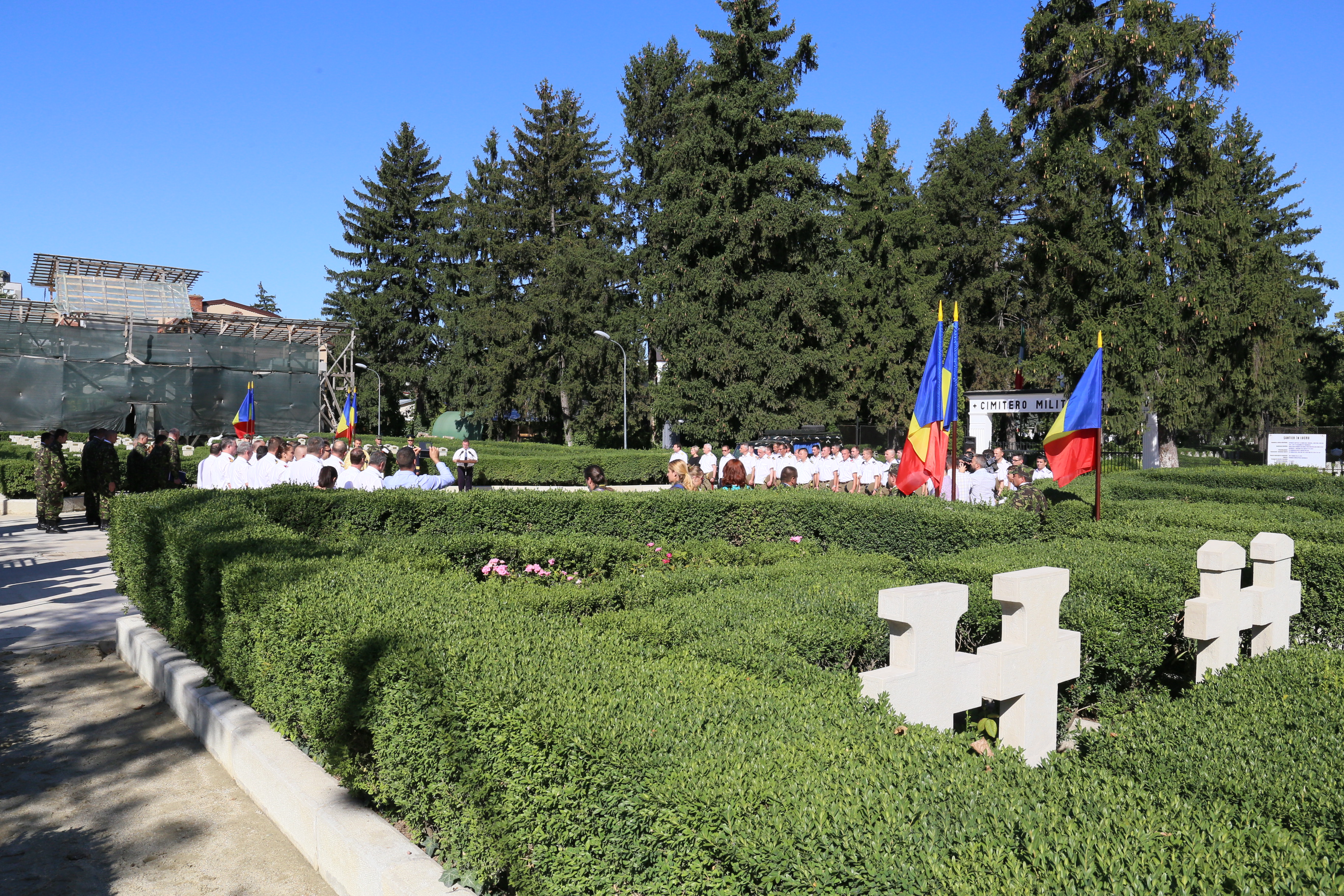 Ceremonia de ,,Rostire solemnă a numelor eroilor căzuți în Primul Război Mondial'- 26 august 2016, Cimitirul eroilor 1916-1919 Ghencea The ceremony of solemn uttering the names of heroes fallen i