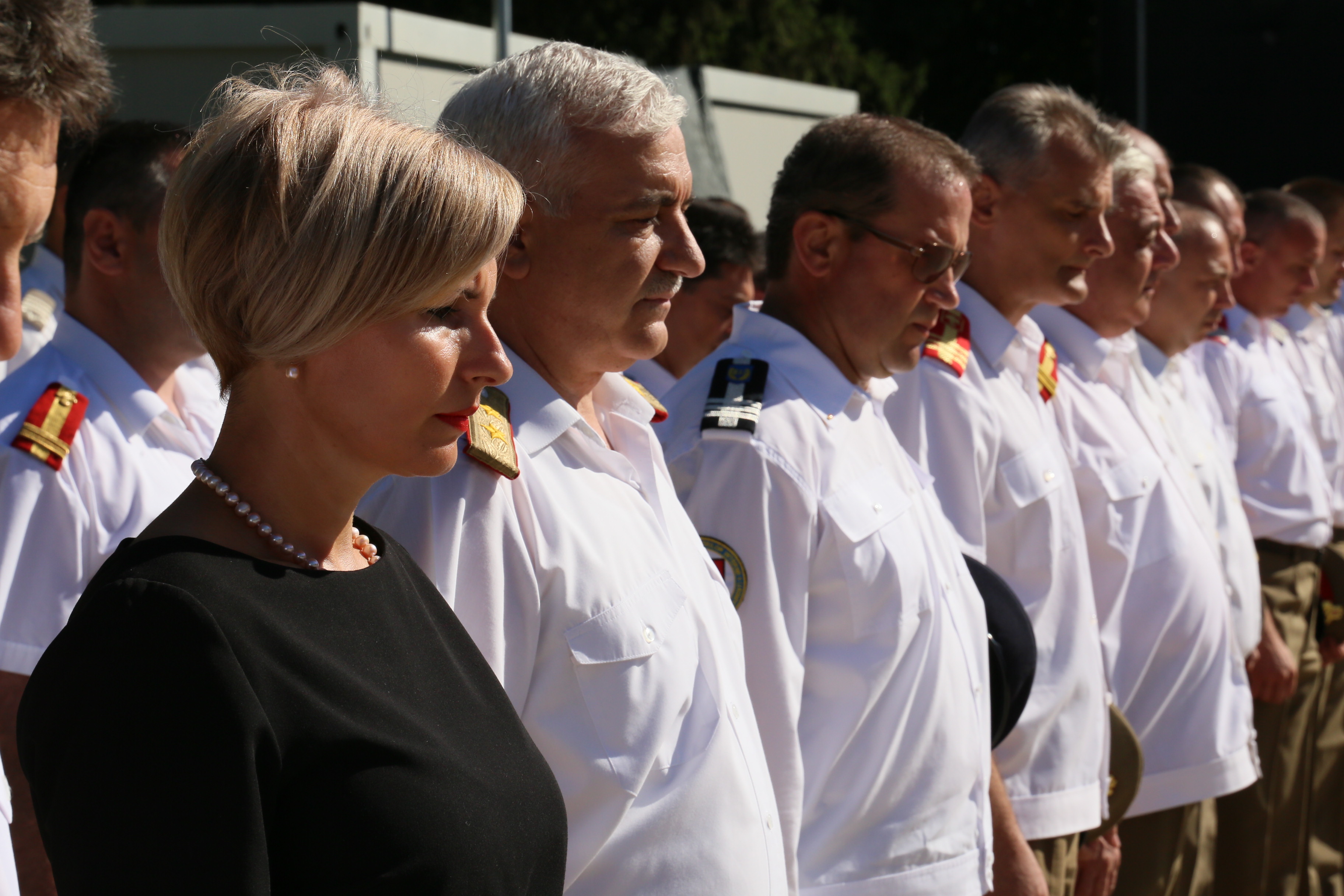 Ceremonia de ,,Rostire solemnă a numelor eroilor căzuți în Primul Război Mondial'- 26 august 2016, Cimitirul eroilor 1916-1919 Ghencea 'The ceremony of solemn uttering the names of heroes fallen in the First World War - August 26, 2016, Cemetery of Heroes