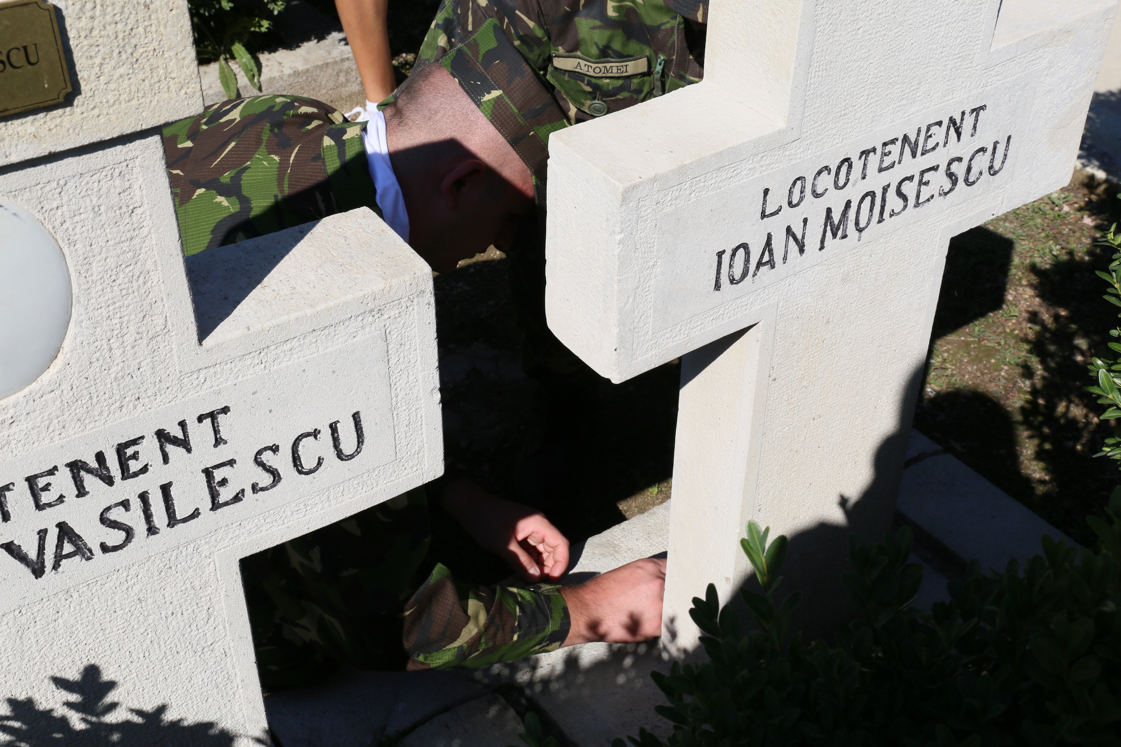 Ceremonia de ,,Rostire solemnă a numelor eroilor căzuți în Primul Război Mondial'- 26 august 2016, Cimitirul eroilor 1916-1919 Ghencea 'The ceremony of solemn uttering the names of heroes fallen in the First World War - August 26, 2016, Cemetery of Heroes