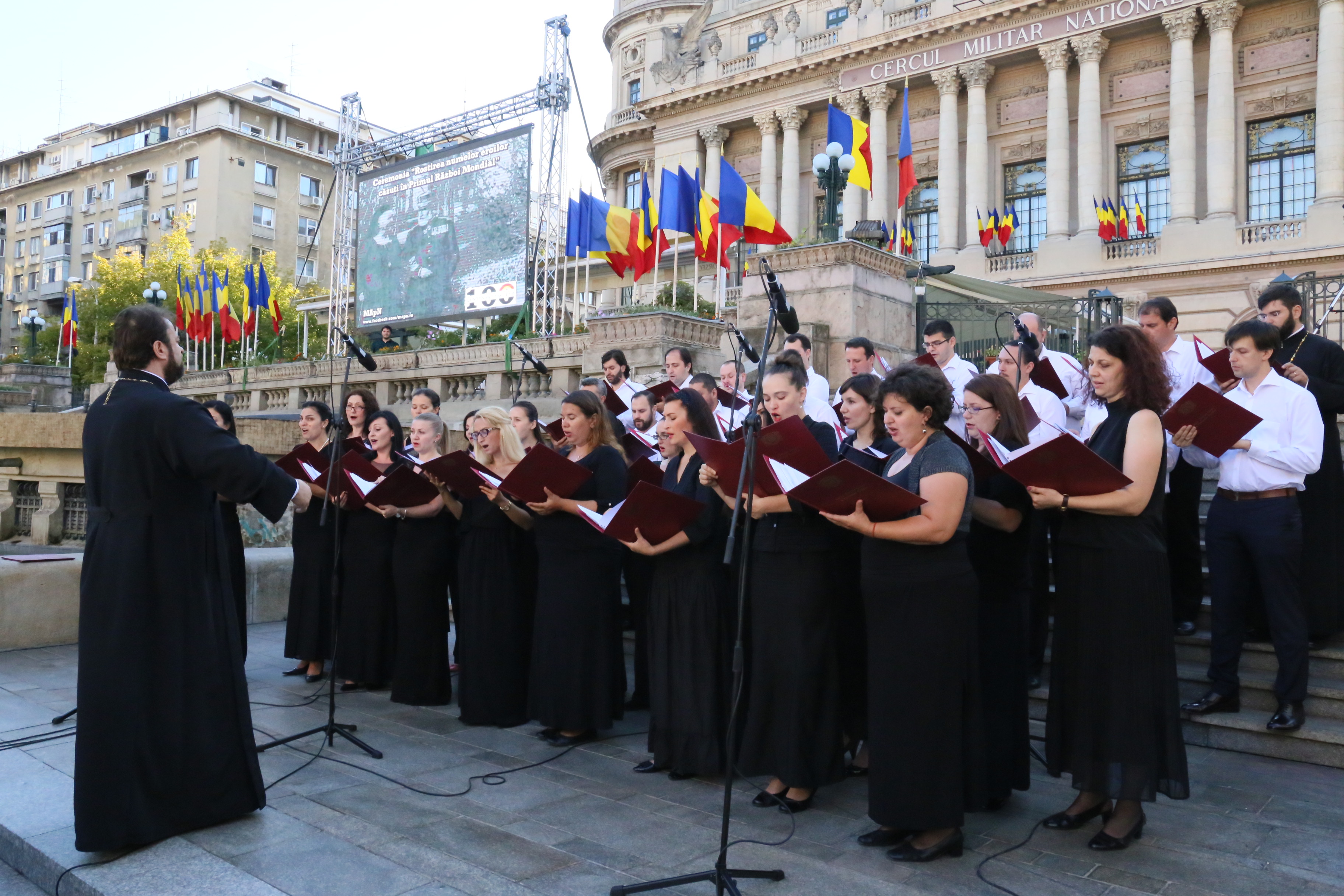 Ceremonia de ,,Rostire solemnă a numelor eroilor căzuți în Primul Război Mondial' - Cercul Militar Național- 26 august 2016 'The ceremony of solemn uttering the names of heroes fallen in the First World War - August 26, 2016, National Military Club'