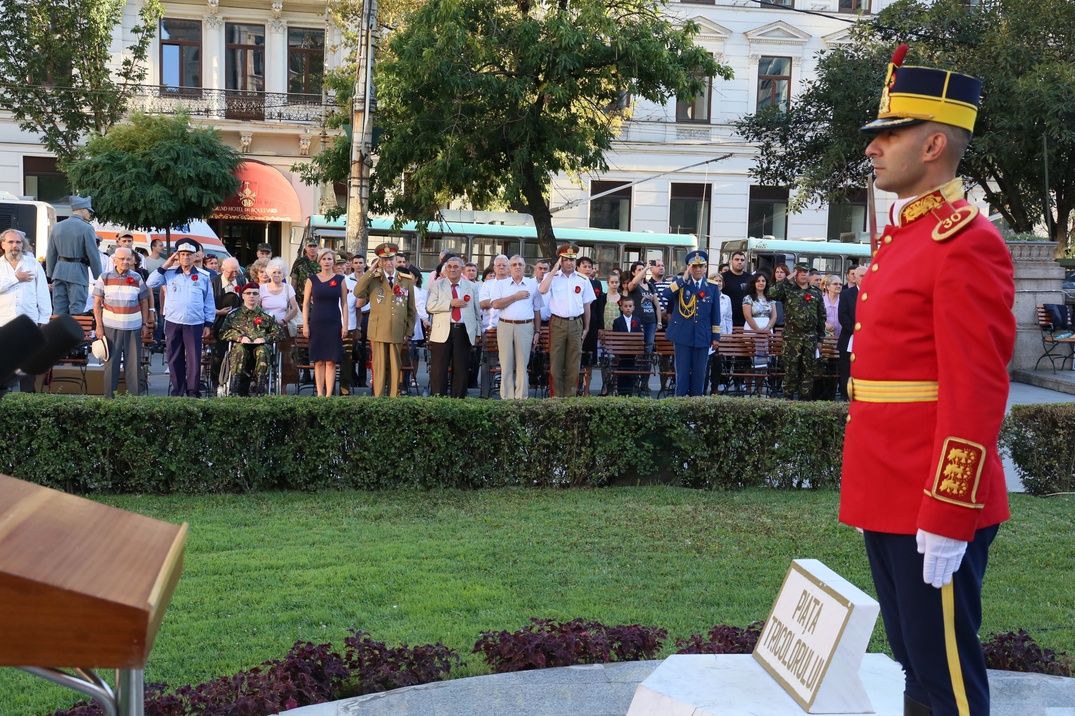 Ceremonia de ,,Rostire solemnă a numelor eroilor căzuți în Primul Război Mondial' - Cercul Militar Național- 26 august 2016 'The ceremony of solemn uttering the names of heroes fallen in the First World War - August 26, 2016, National Military Club'