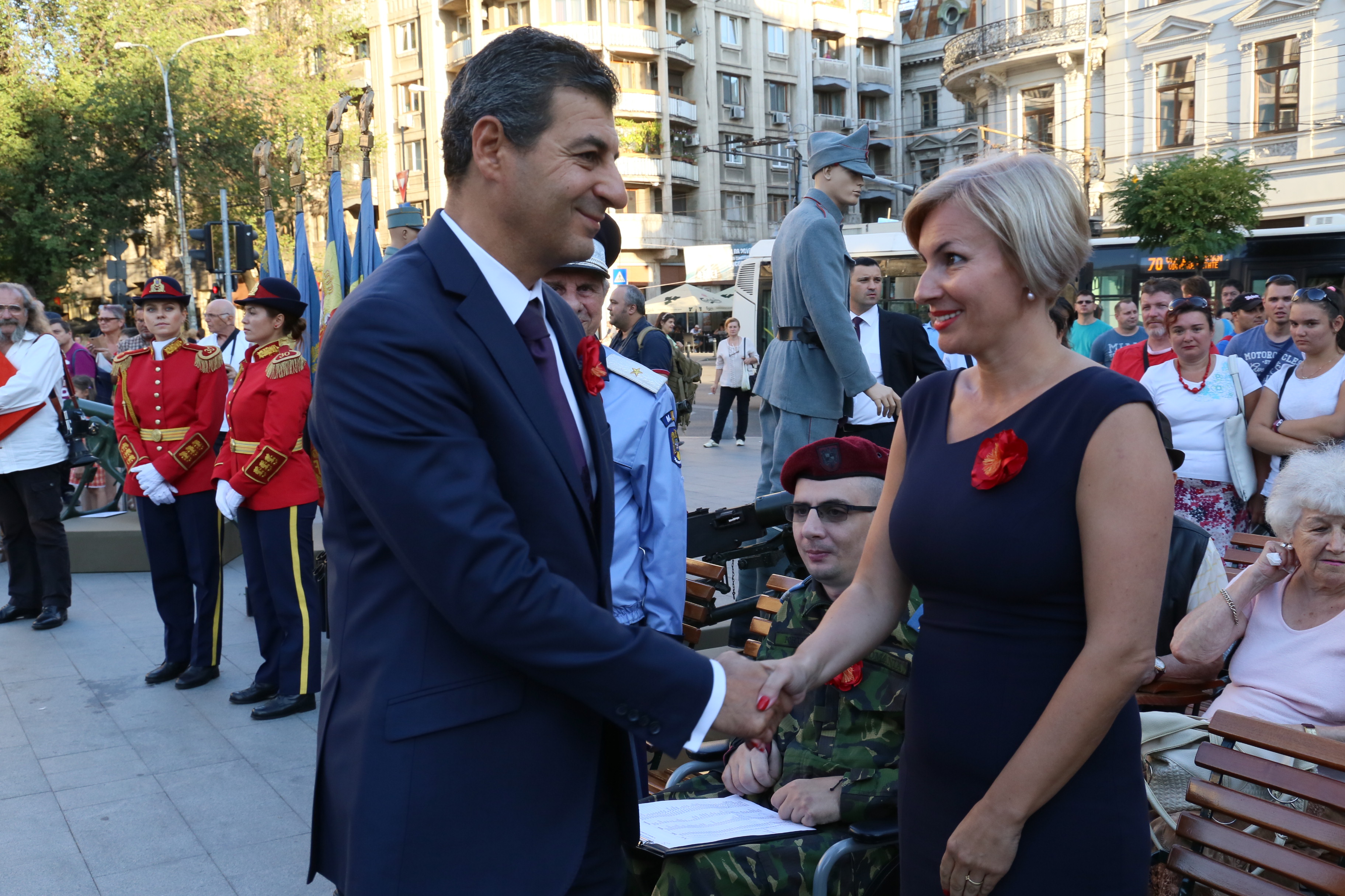 Ceremonia de ,,Rostire solemnă a numelor eroilor căzuți în Primul Război Mondial' - Cercul Militar Național- 26 august 2016 'The ceremony of solemn uttering the names of heroes fallen in the First World War - August 26, 2016, National Military Club'