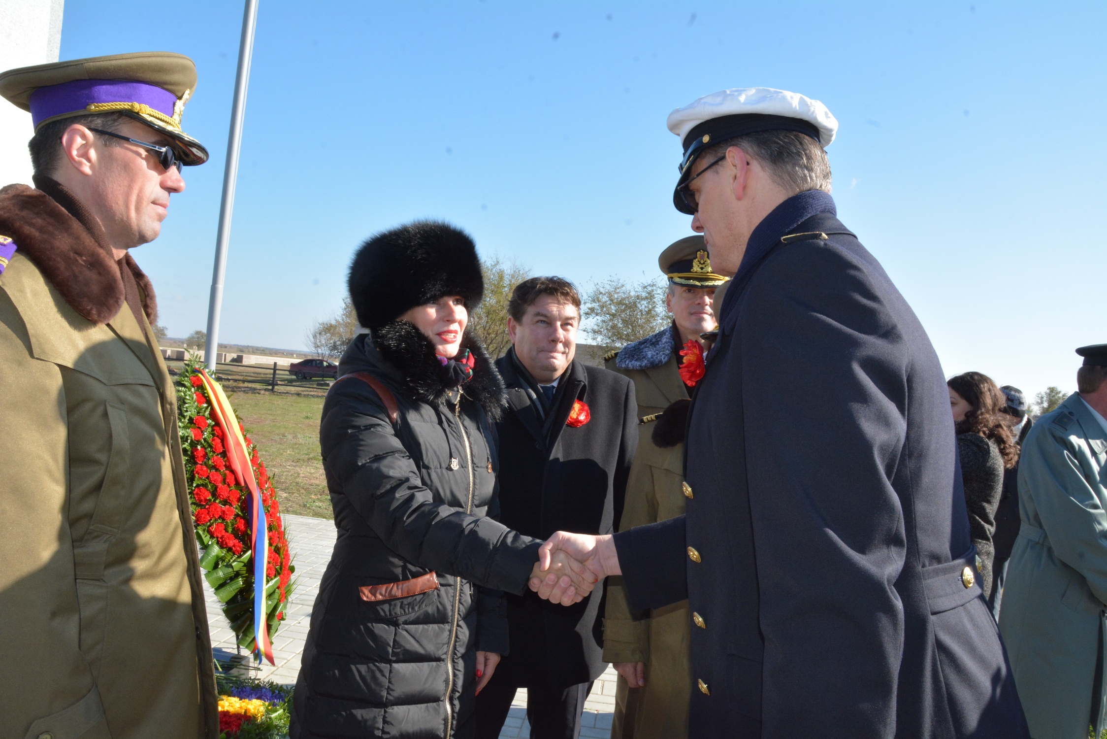 Ceremonialul de reînhumare a osemintelor eroilor români exhumate din zona Stalingrad în cadrul Cimitirului de onoare românesc de la Rossoșka - 23-26 octombrie 2016'Ceremony of reburial of Romanian heroes bones exhumed from Stalingrad in the Romanian Grave