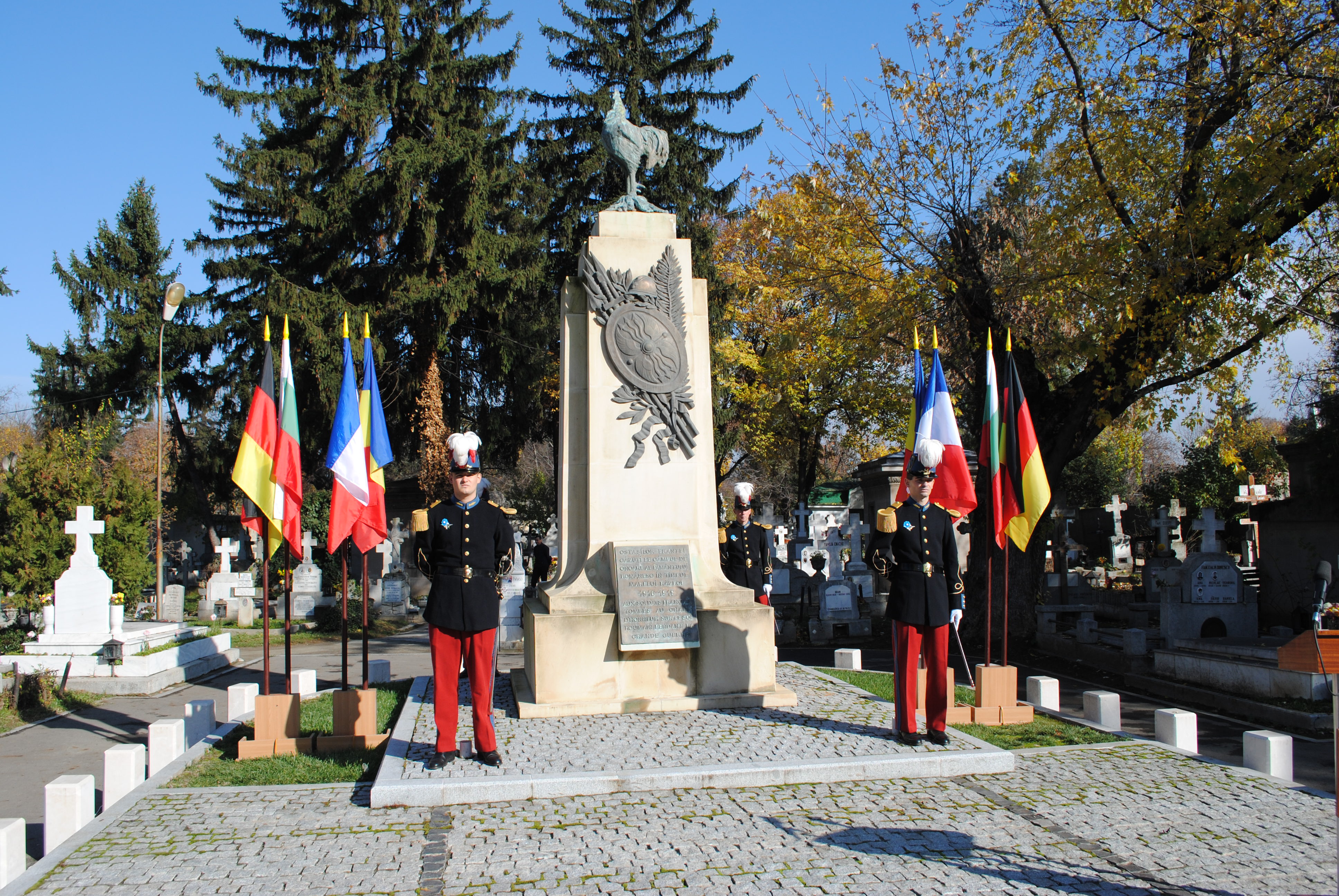 Ceremonie comună franco-germano-bulgară pentru depunere de coroane de flori - 11 noiembrie 2016 'French-German-Bulgarian joint ceremony of laying of wreaths - November 11, 2016'