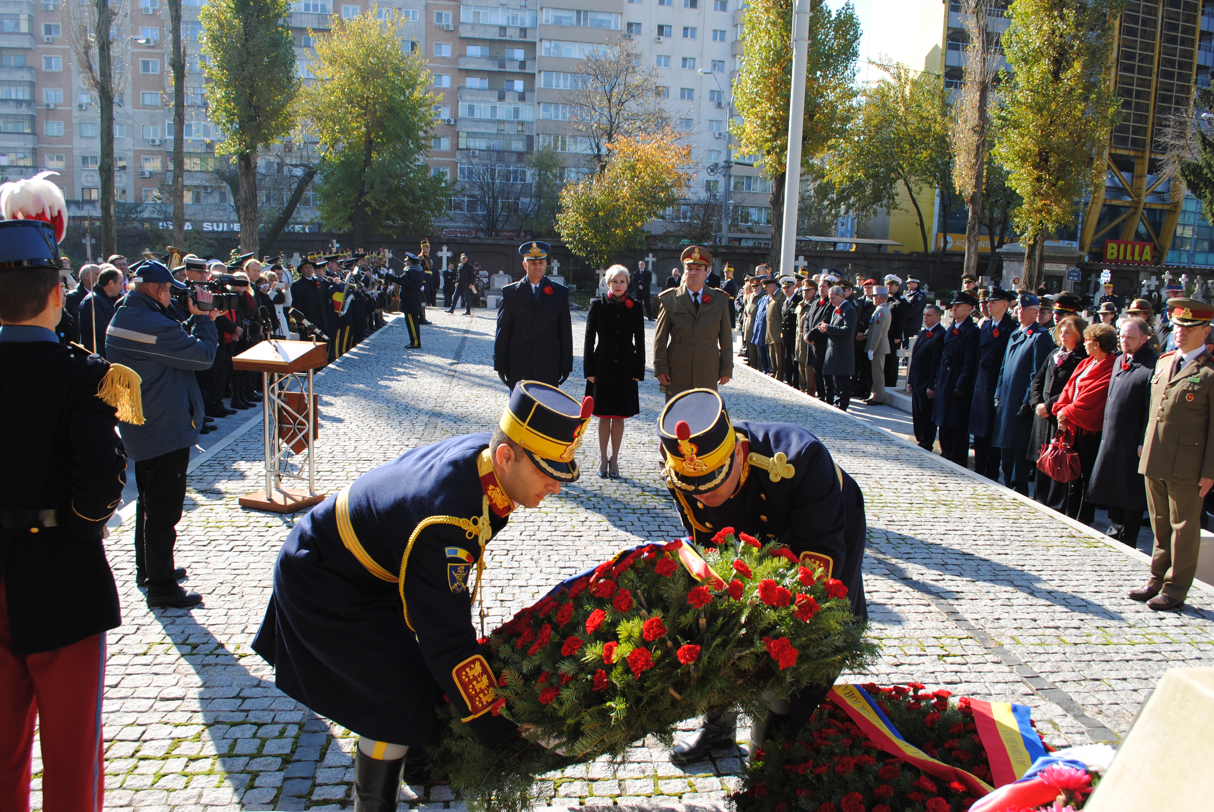 Ceremonie comună franco-germano-bulgară pentru depunere de coroane de flori - 11 noiembrie 2016 'French-German-Bulgarian joint ceremony of laying of wreaths - November 11, 2016'