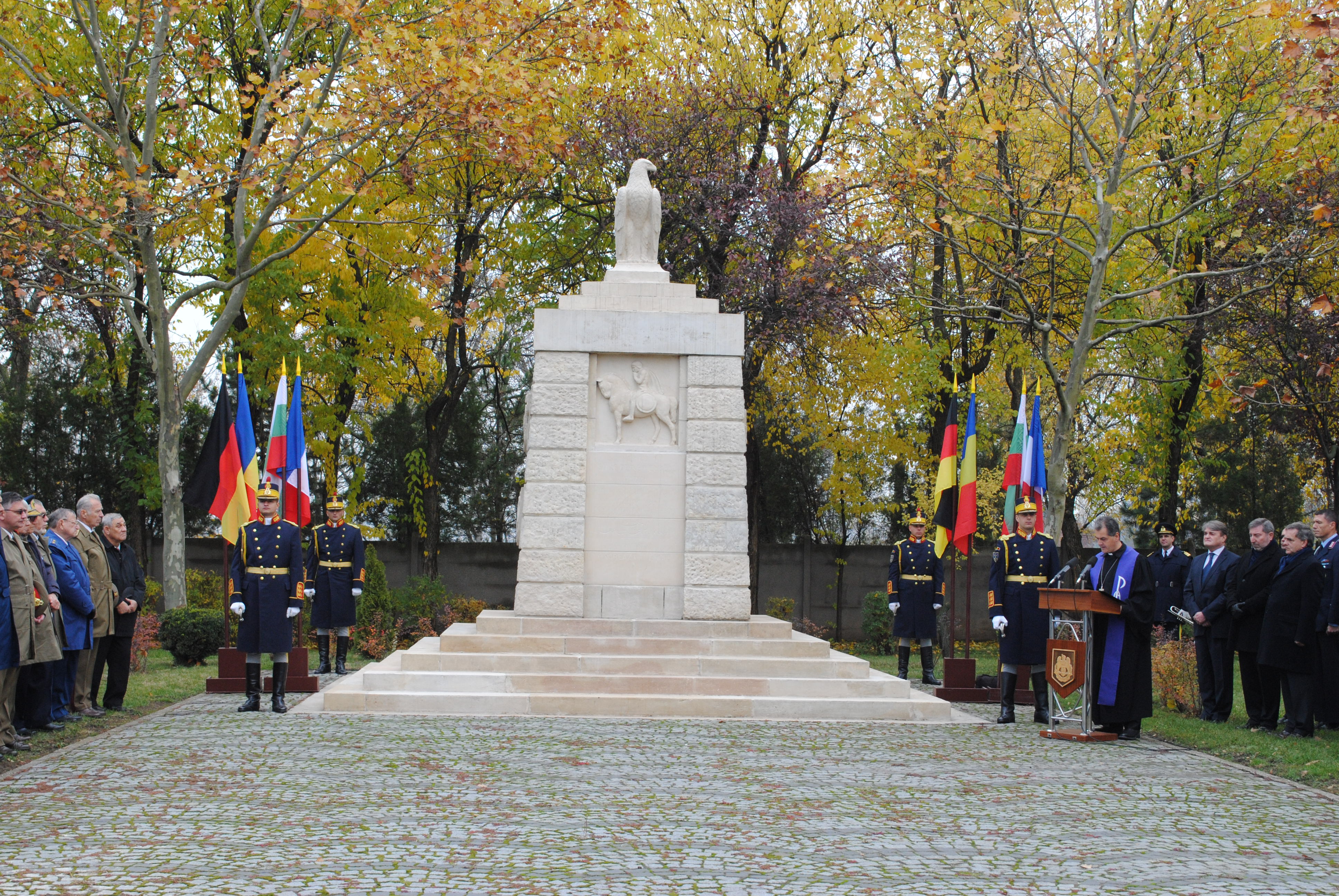 Ceremonie comună franco-germano-bulgară pentru depunere de coroane de flori - 11 noiembrie 2016 'French-German-Bulgarian joint ceremony of laying of wreaths - November 11, 2016'